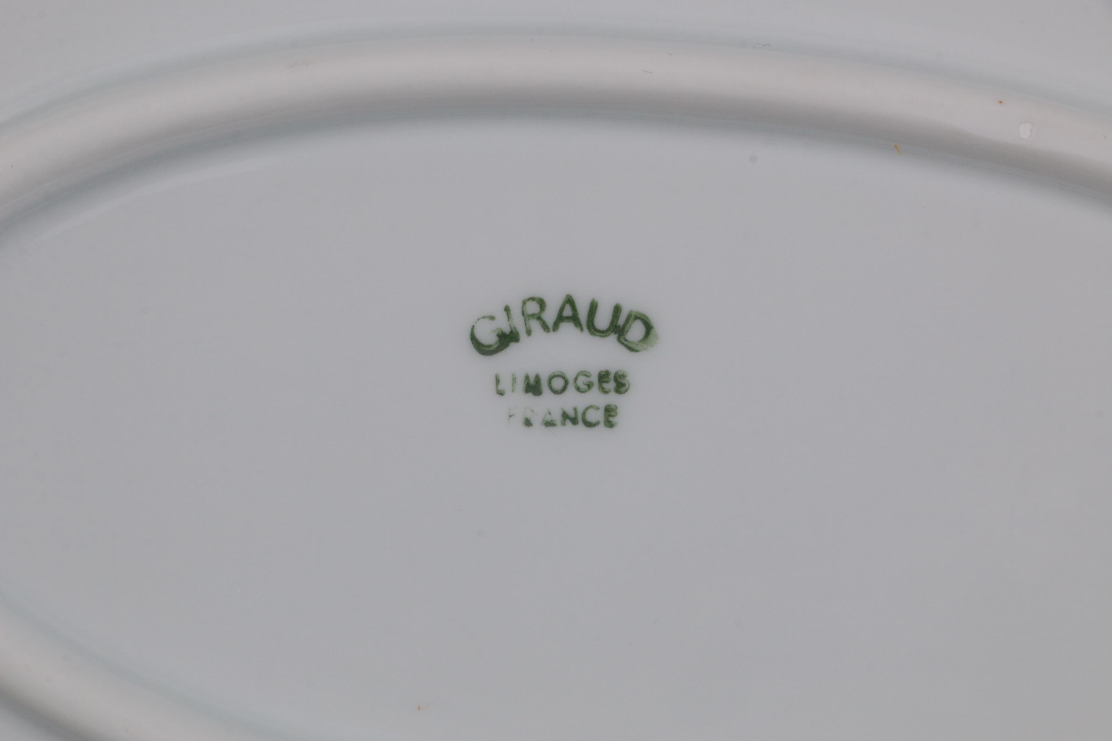 Giraud Limoges "Corail White" Porcelain Serveware