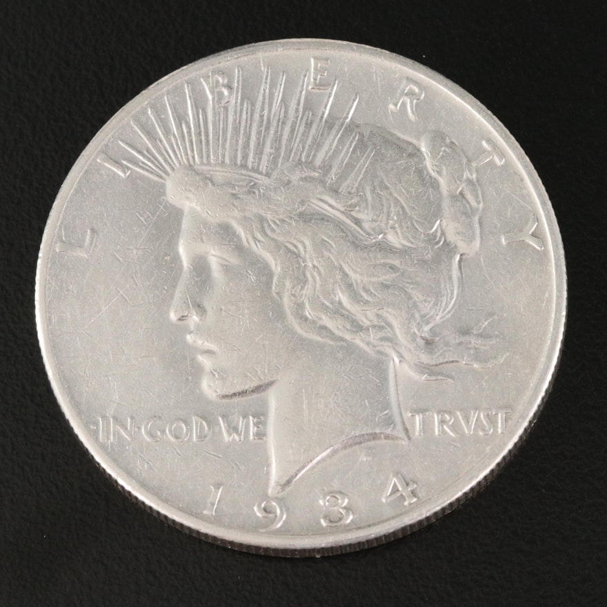 Key Date 1934-S Silver Peace Dollar