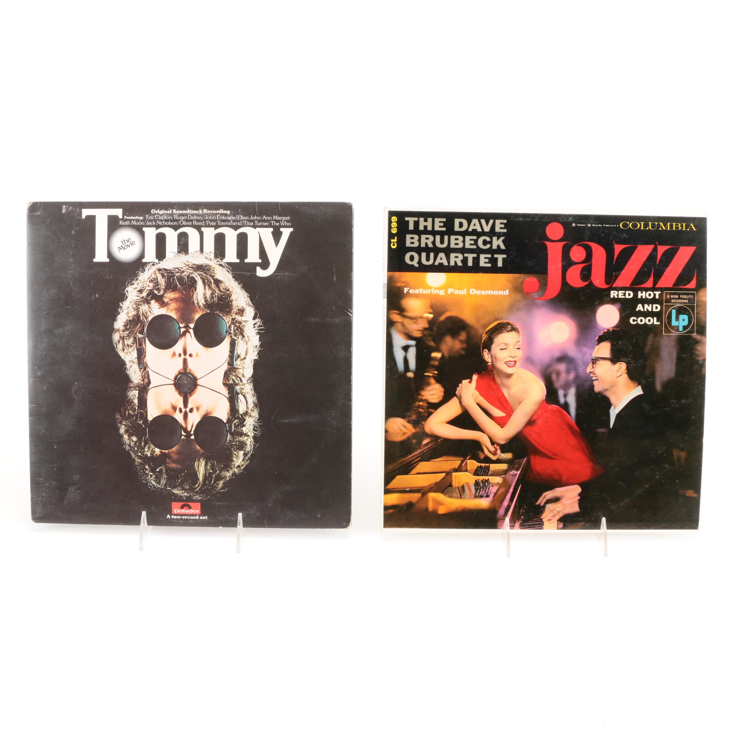 Benny Goodman, Dave Brubeck, "Hair" and "Tommy" Soundtracks, Vinyl LP Records