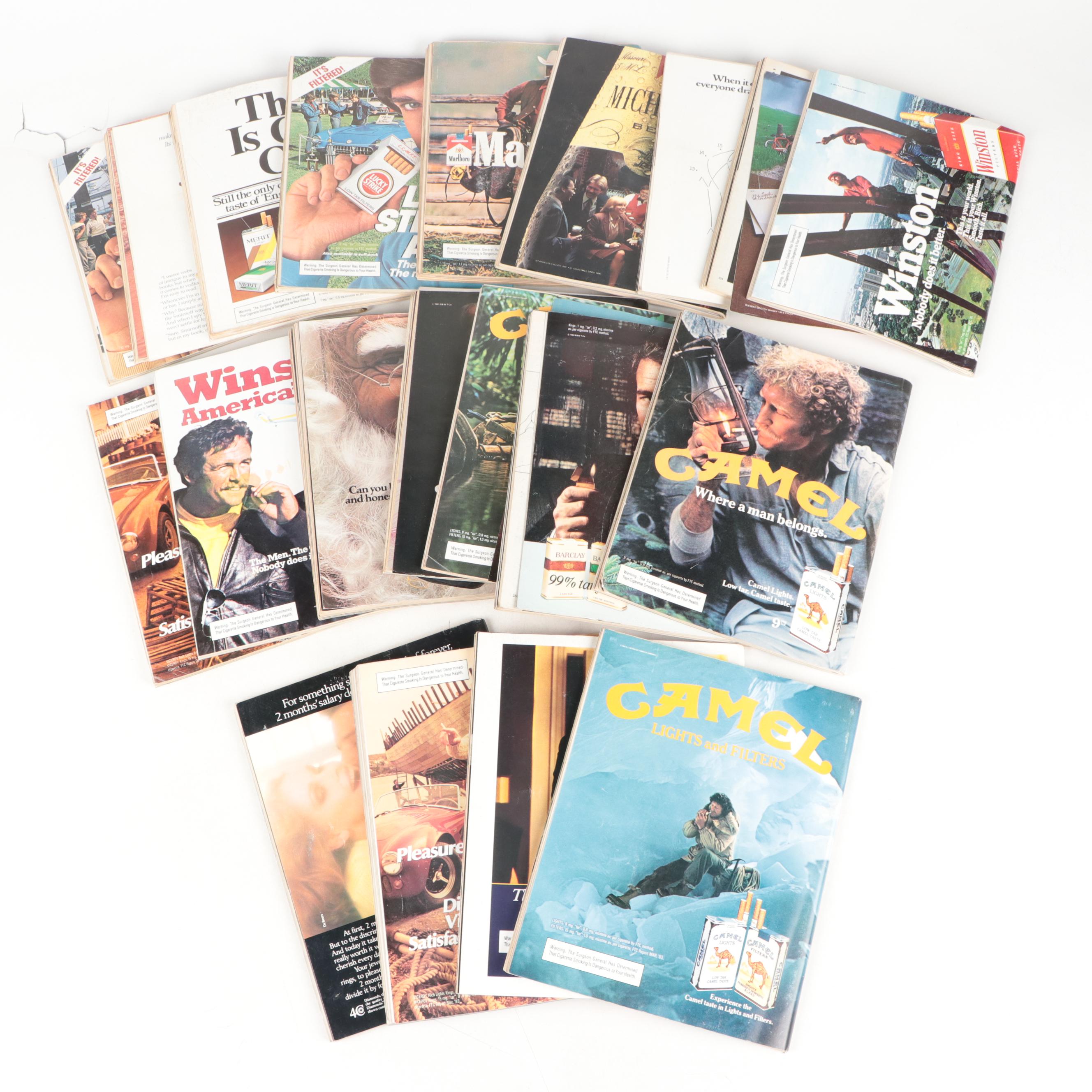 "Playboy" Magazines Featuring the 30th Anniversary Issue and Others, 1980s