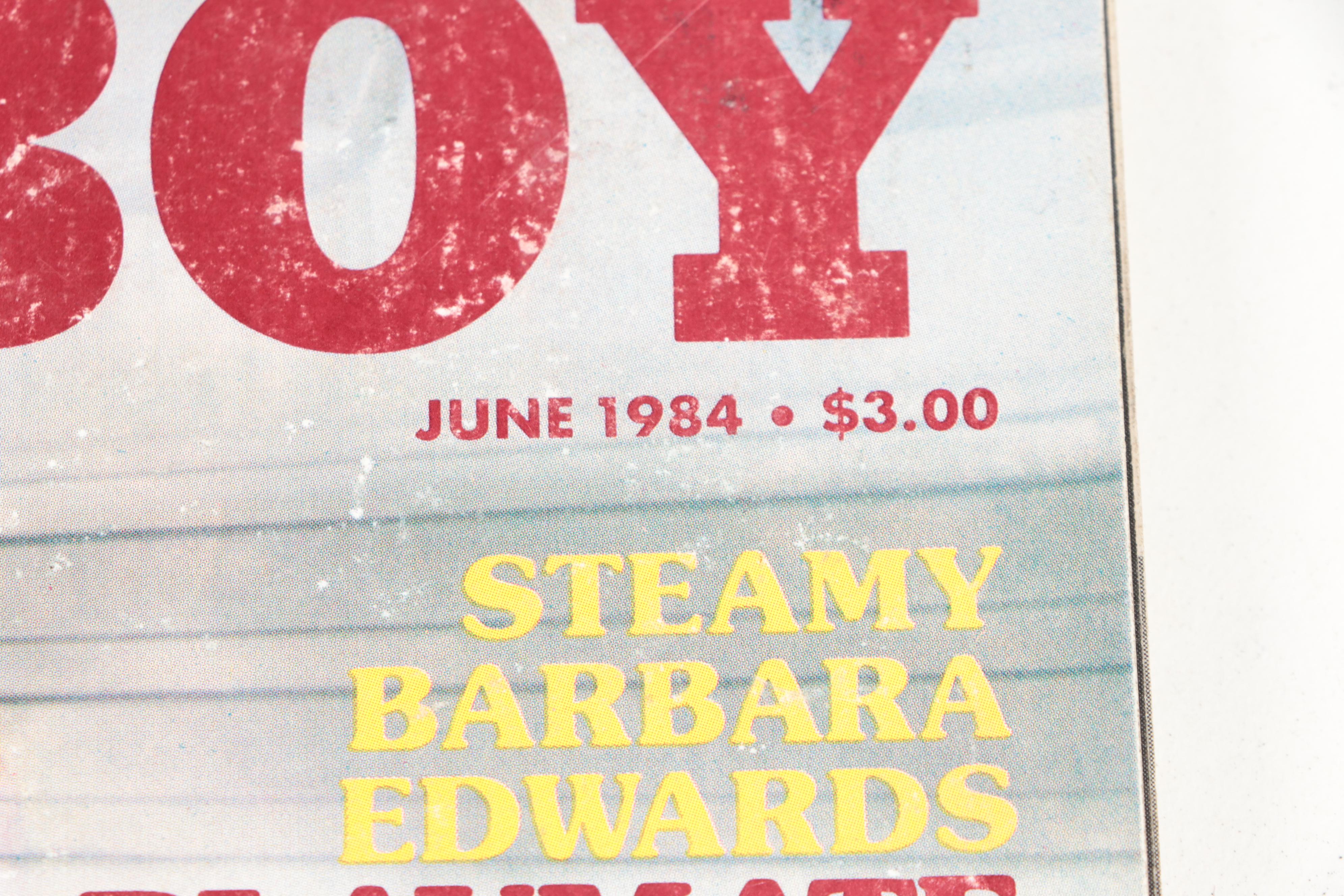 "Playboy" Magazines Featuring the 30th Anniversary Issue and Others, 1980s