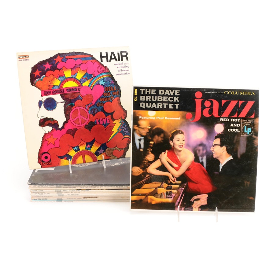 Benny Goodman, Dave Brubeck, "Hair" and "Tommy" Soundtracks, Vinyl LP Records