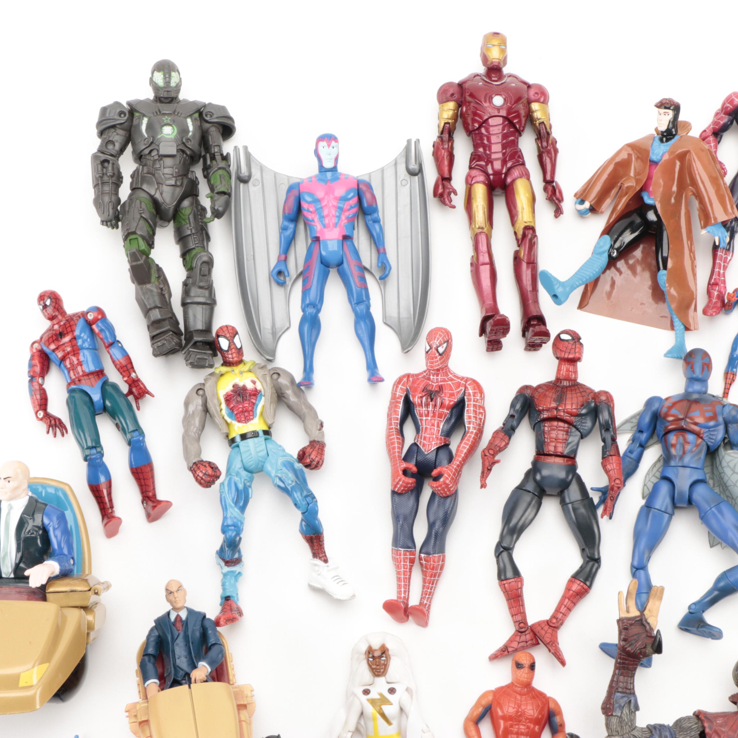 Toy Biz Inc. and Hasbro Spider-Man, Wolverine, and Other Marvel Action Figures