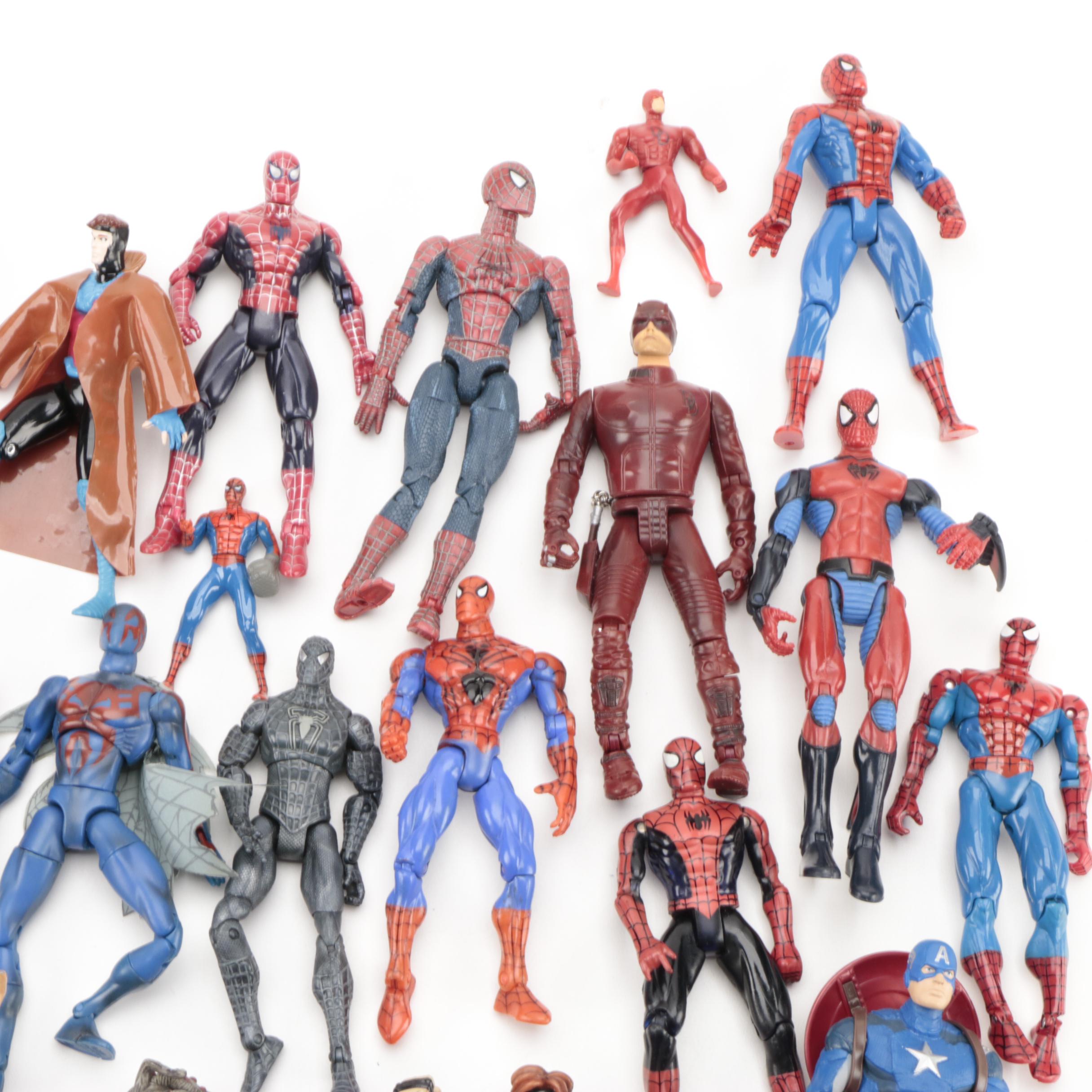 Toy Biz Inc. and Hasbro Spider-Man, Wolverine, and Other Marvel Action Figures