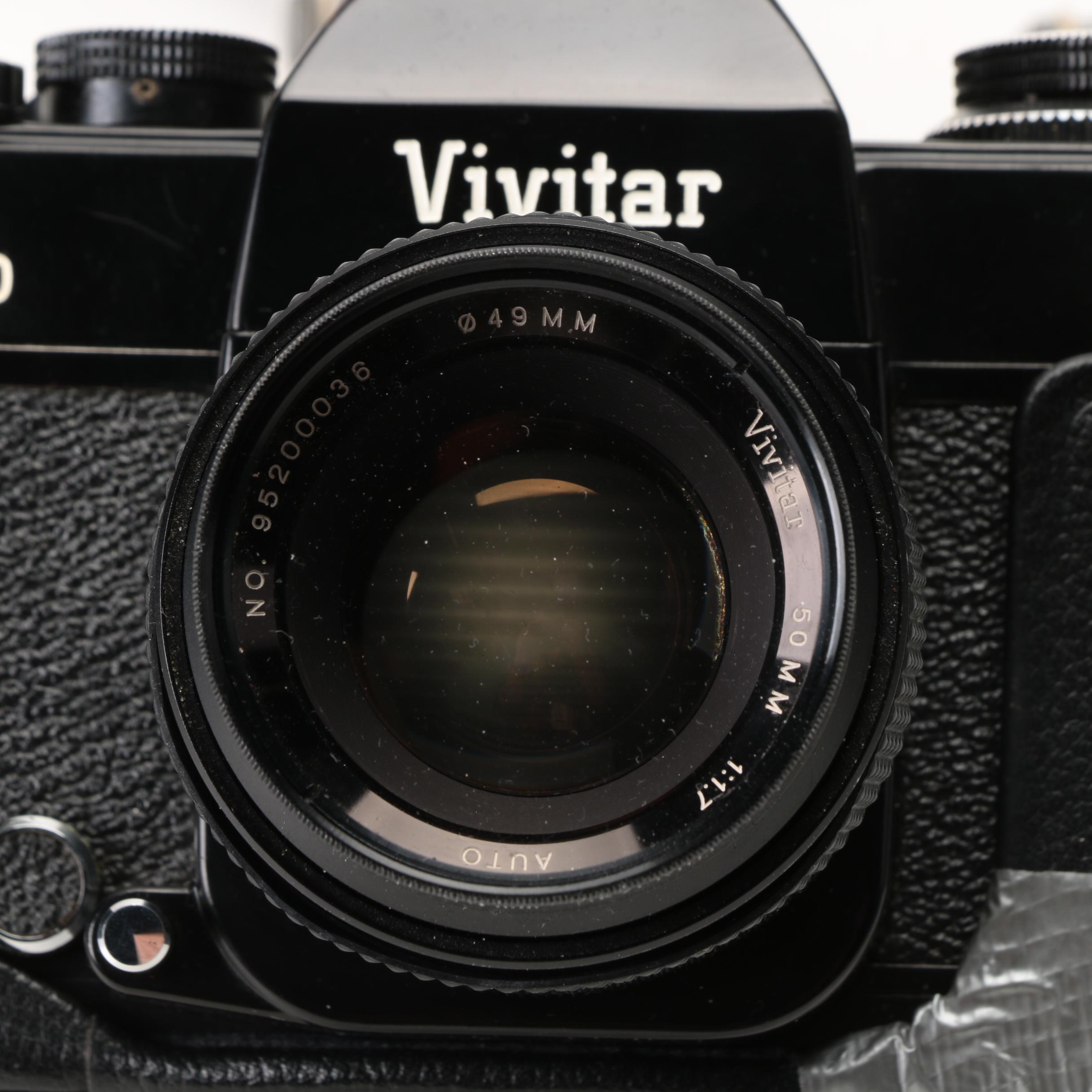 Canon EOS RebelX, Vivitar 450/SLD Cameras, Telephoto Lens, Accessories