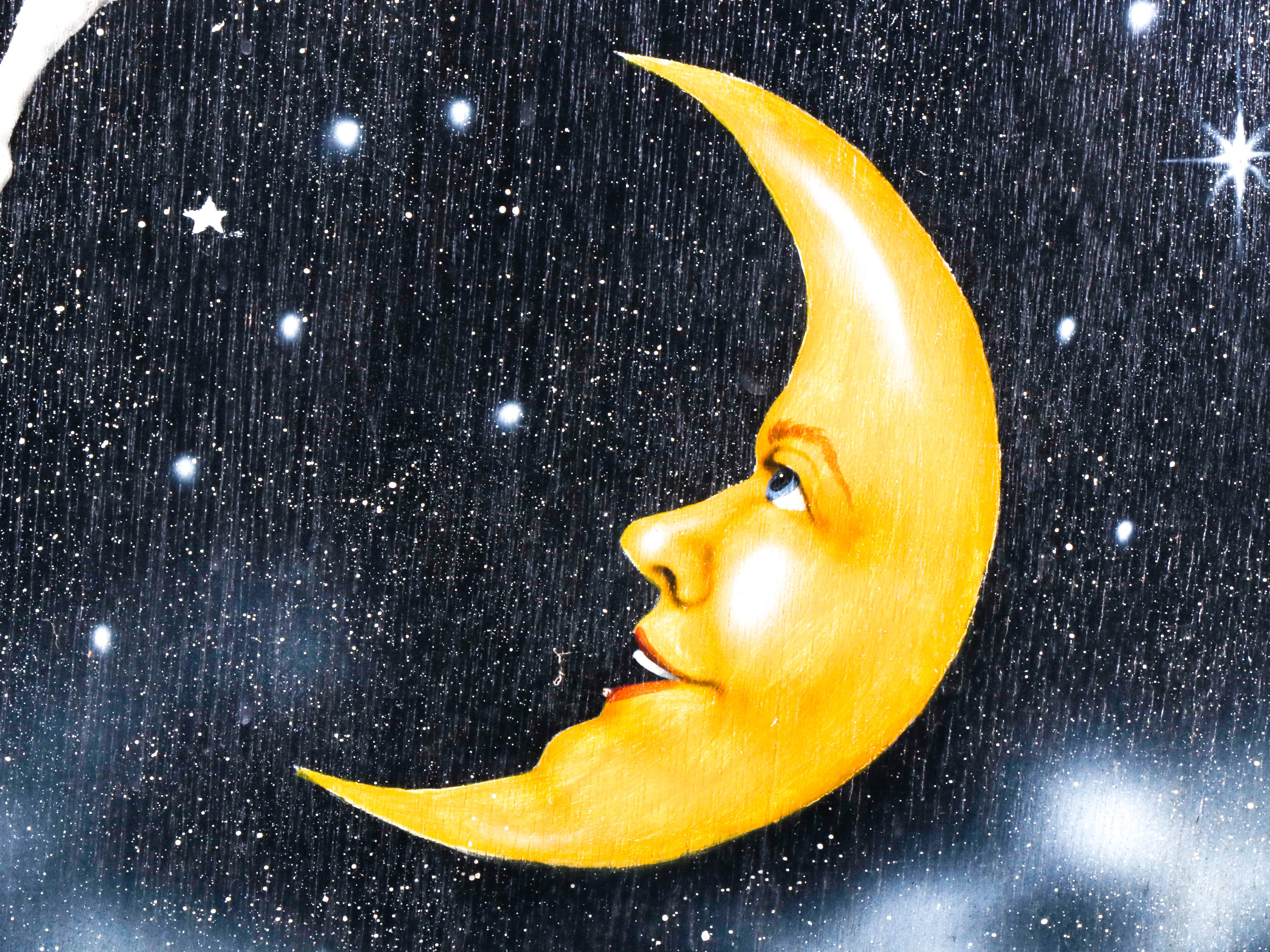 Bonnie Barrett and J. Buller Airbrush and Oil Painting of Nursery Rhyme Figures