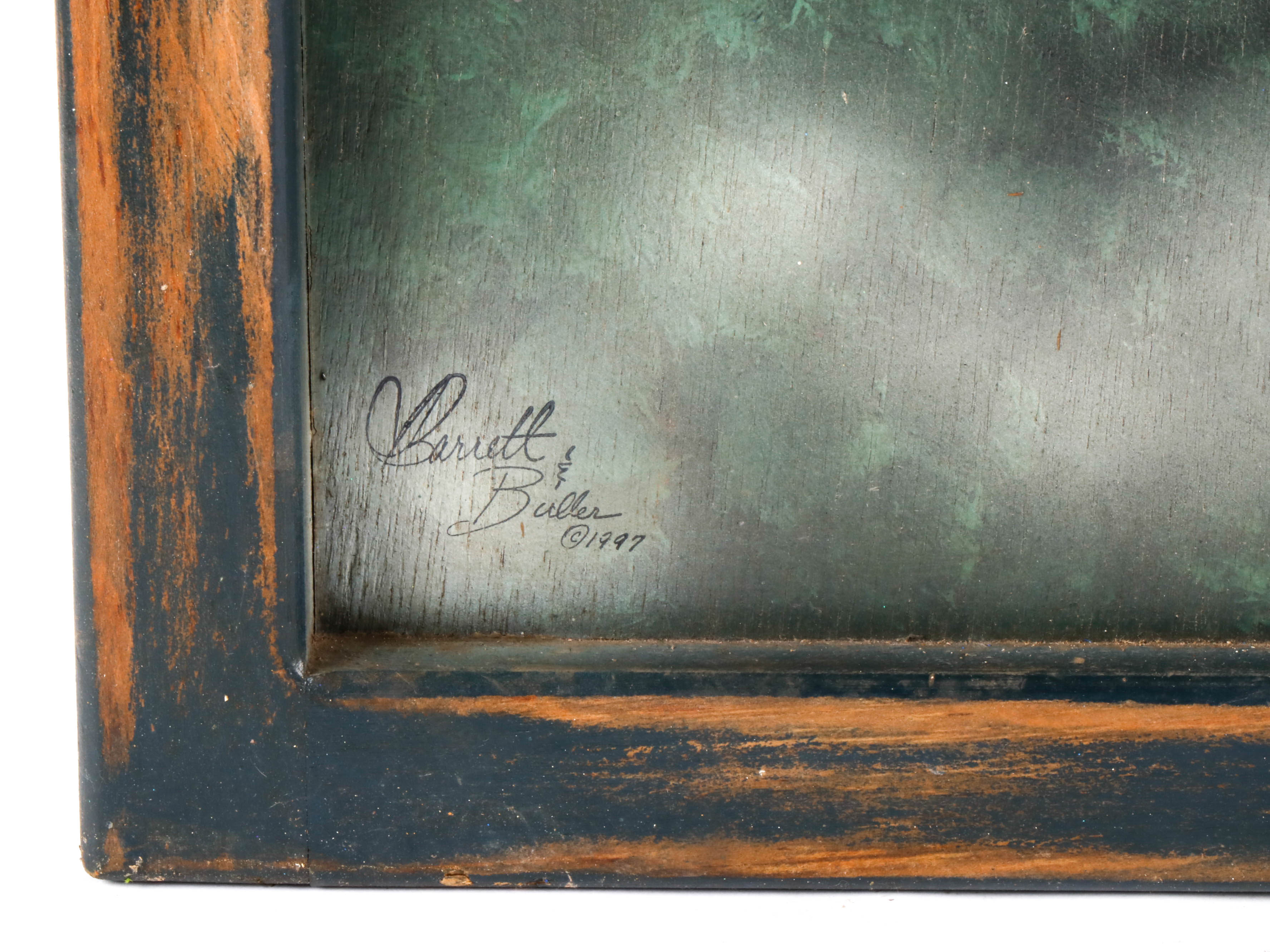 Bonnie Barrett and J. Buller Airbrush and Oil Painting of Nursery Rhyme Figures