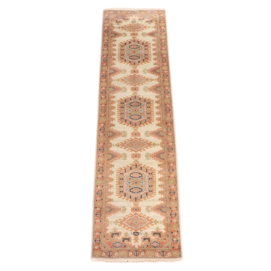 2'6 x 10'1 Hand-Knotted Persian Viss Carpet Runner
