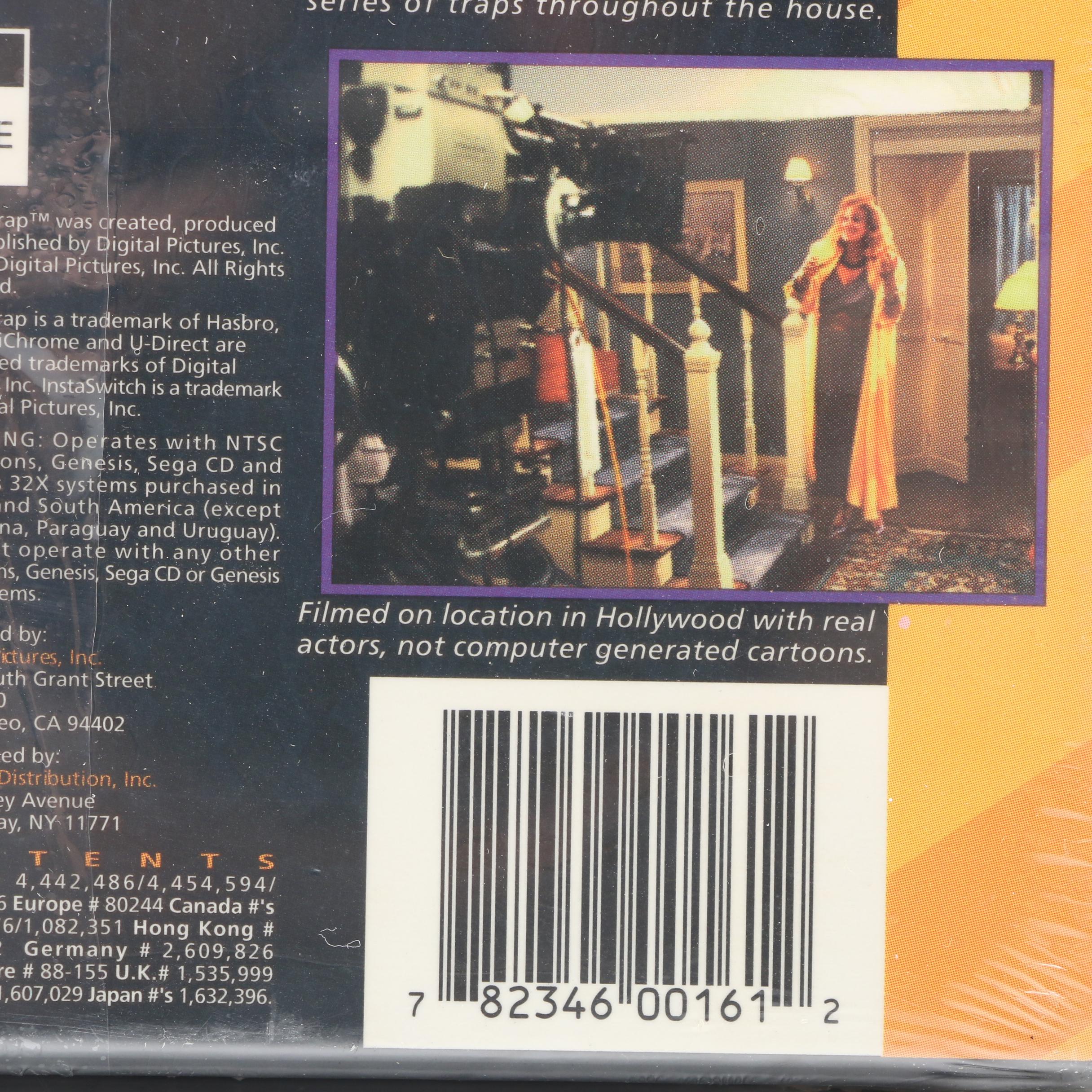 Factory Sealed "Night Trap" SEGA CD 32X Video Game, 1994