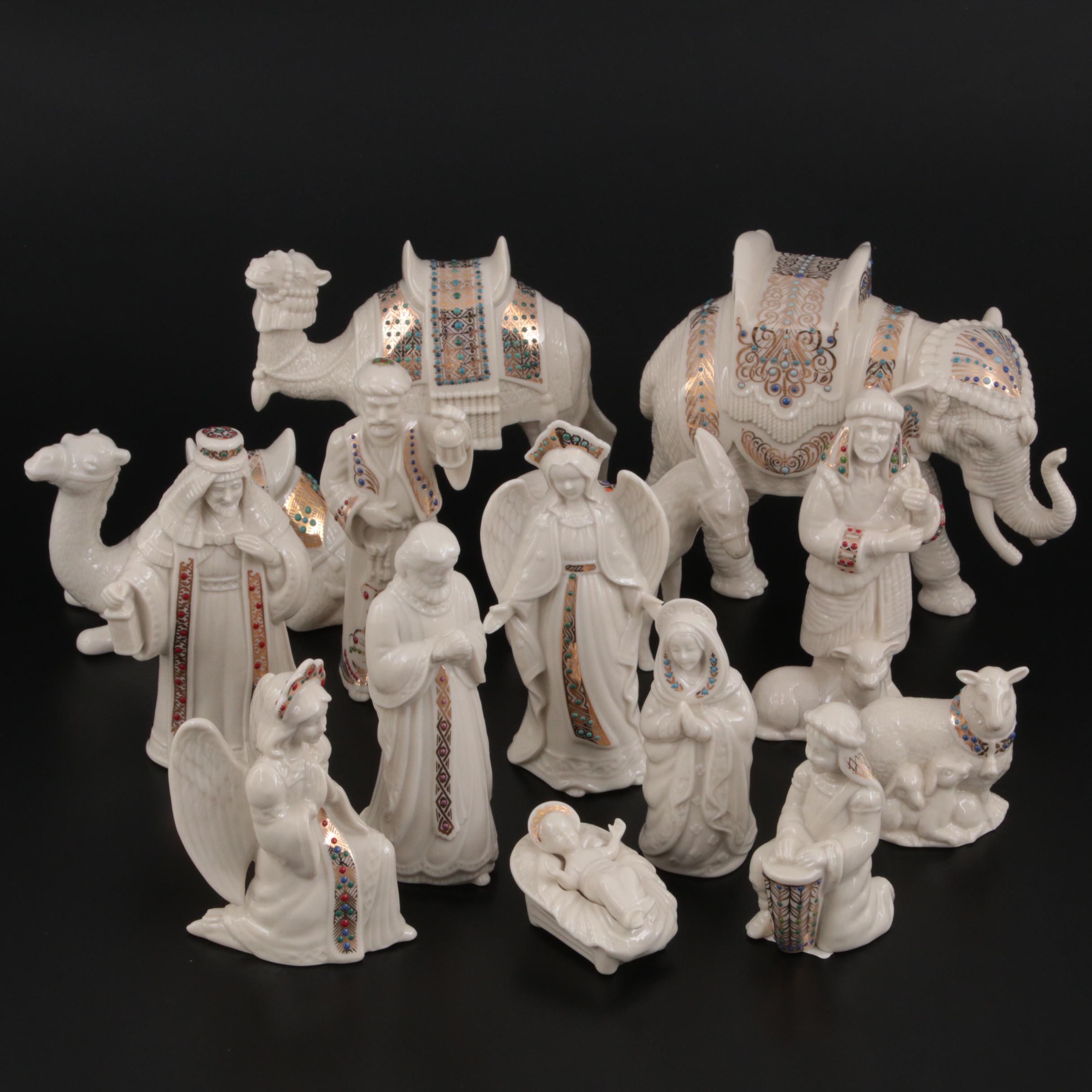 Lenox "China Jewels" Collection Porcelain Nativity Figurines, 1993–2007
