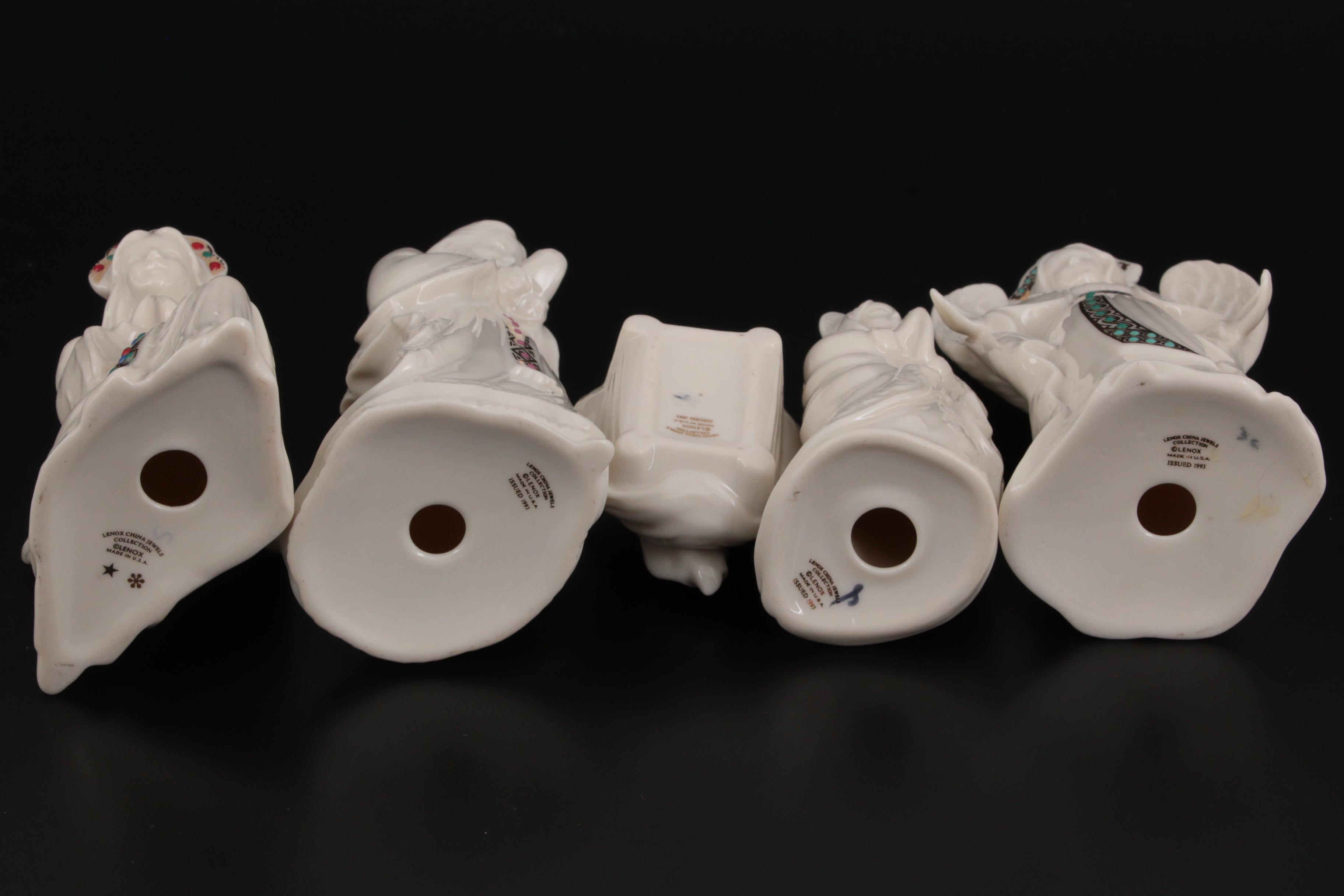 Lenox "China Jewels" Collection Porcelain Nativity Figurines, 1993–2007