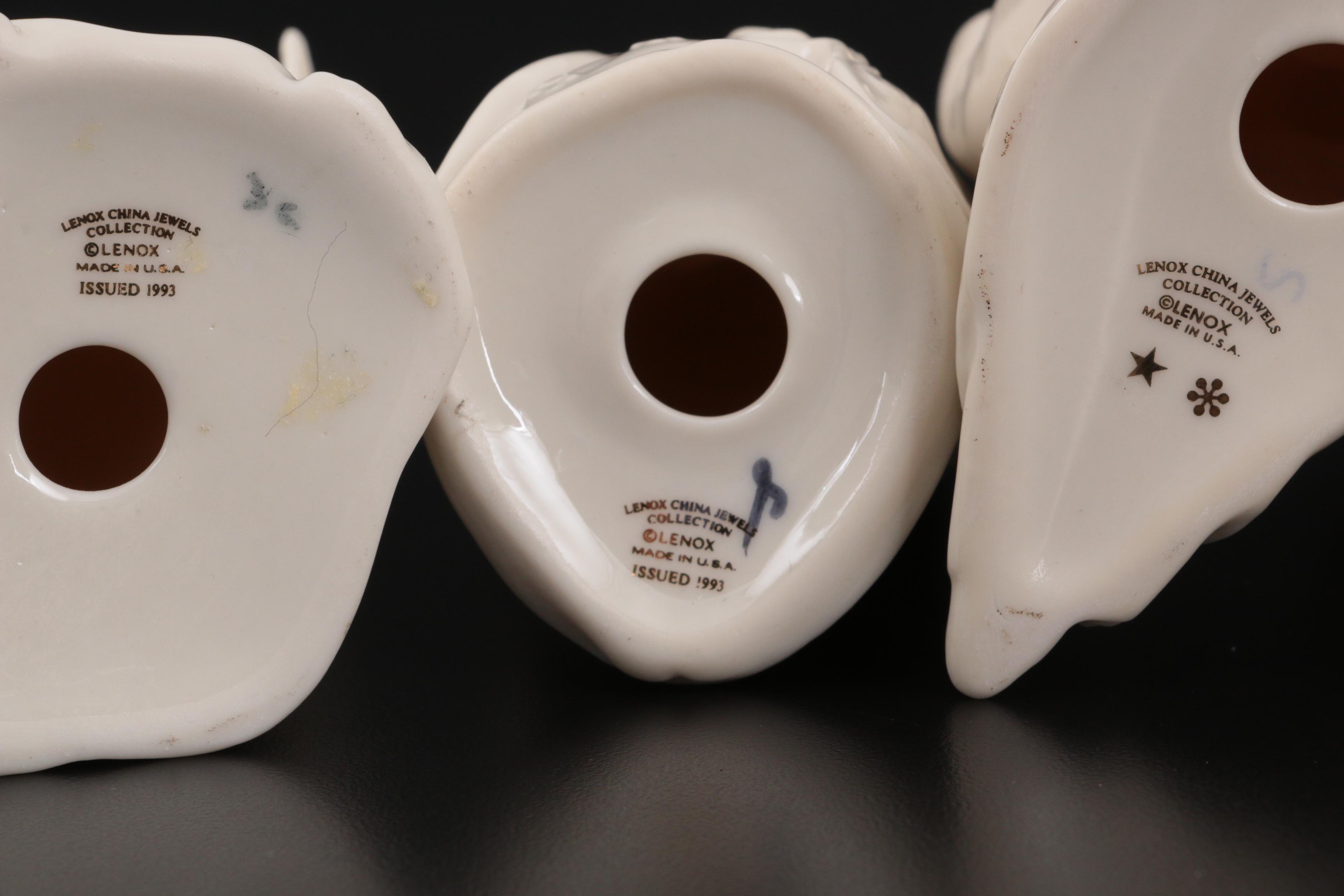 Lenox "China Jewels" Collection Porcelain Nativity Figurines, 1993–2007