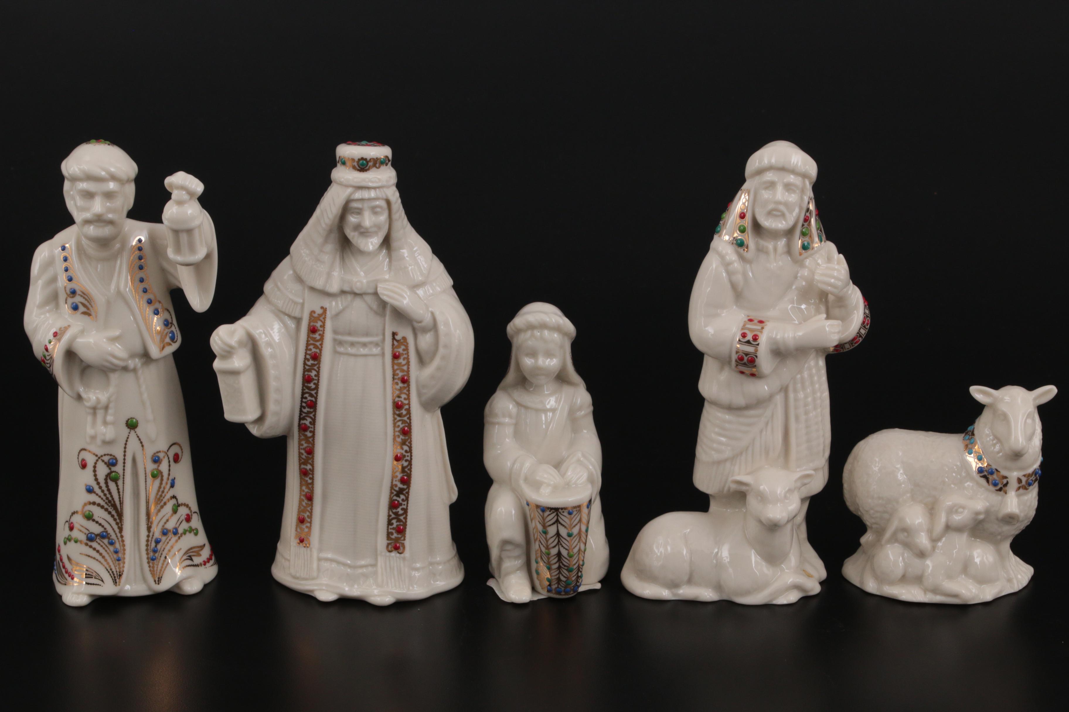 Lenox "China Jewels" Collection Porcelain Nativity Figurines, 1993–2007