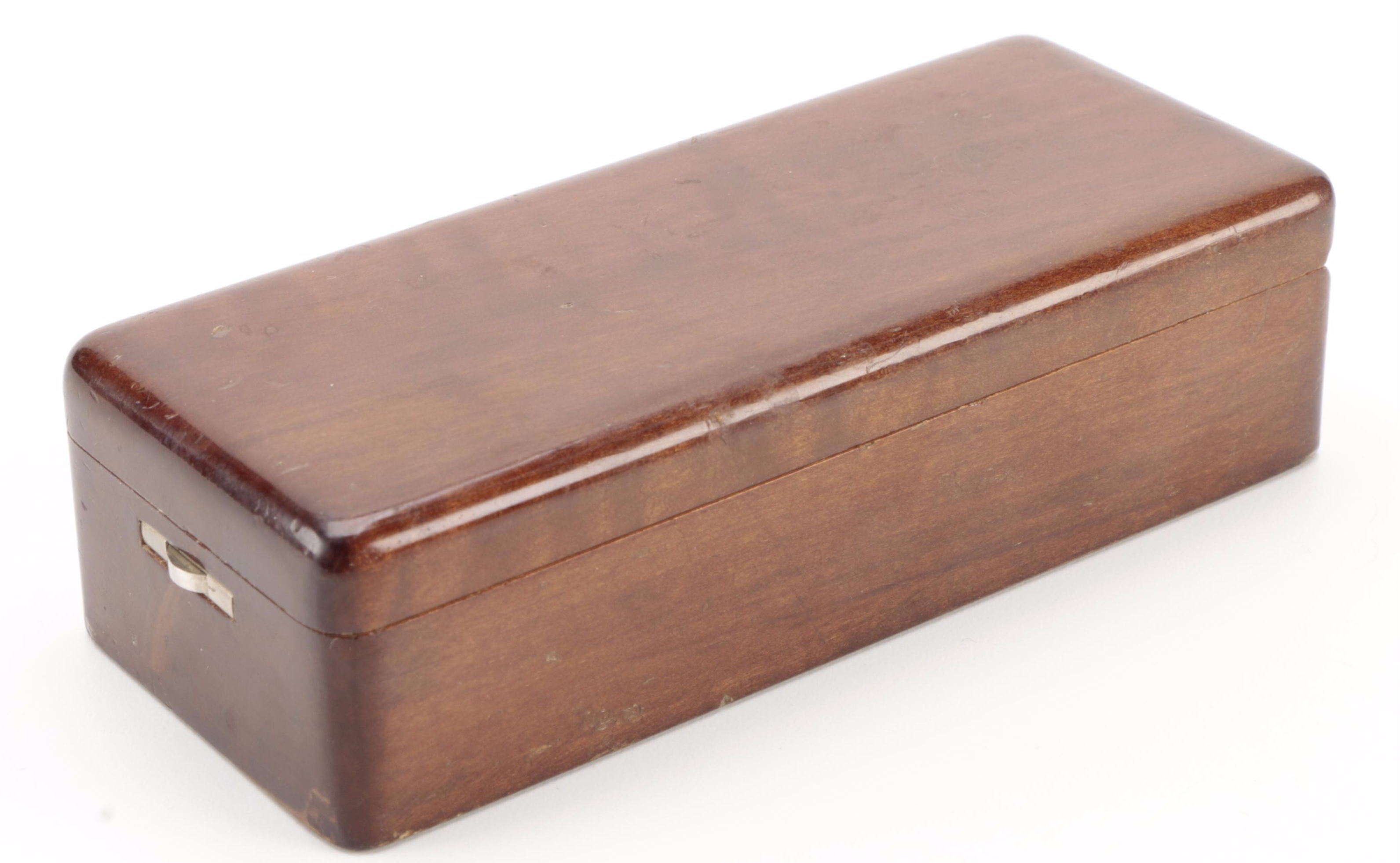 West Germany Portable Balance Scale with Wooden Base, Vintage