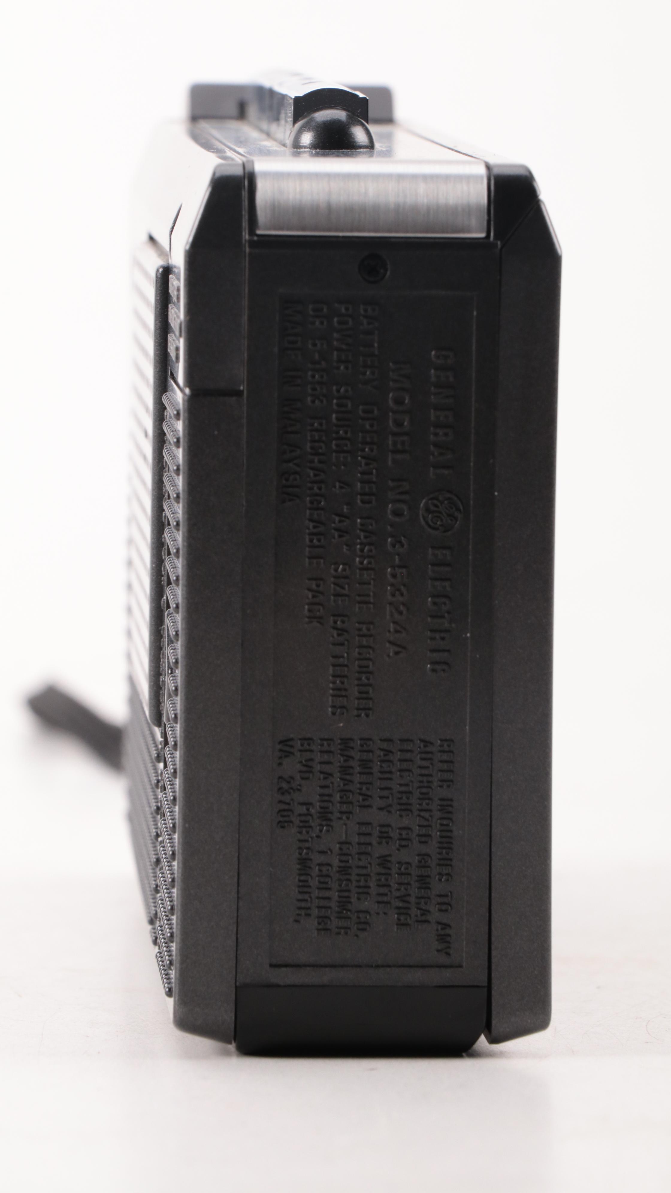 General Electric GE Fastrac Handheld Cassette Recorder, 1980s