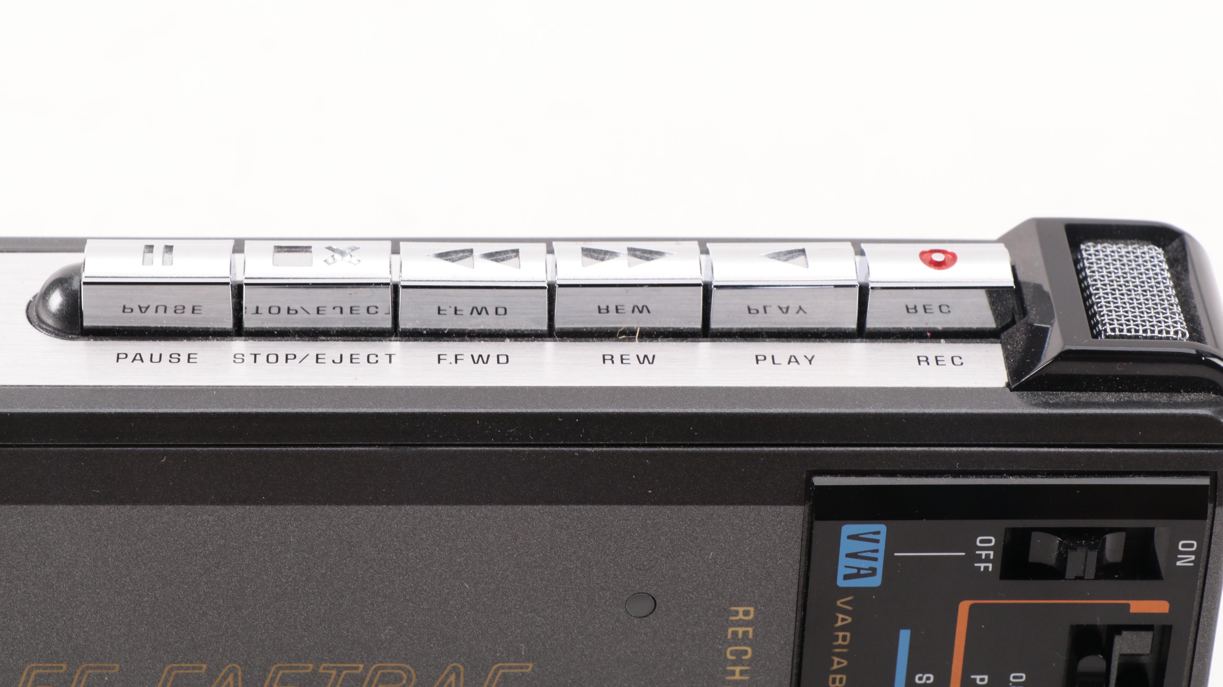 General Electric GE Fastrac Handheld Cassette Recorder, 1980s