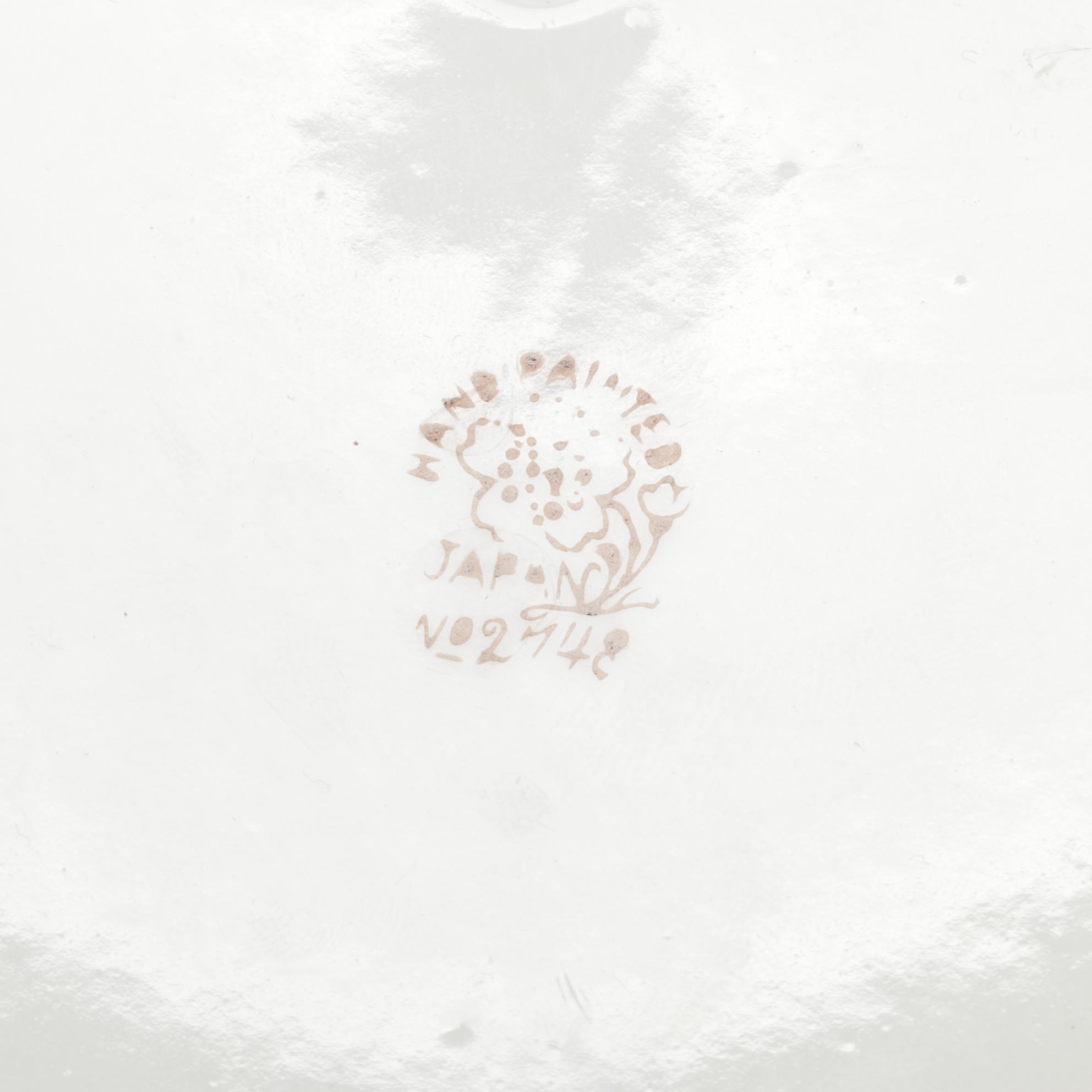 Noritake Lustreware Snack Set Including Other Japanese Porcelain Serveware