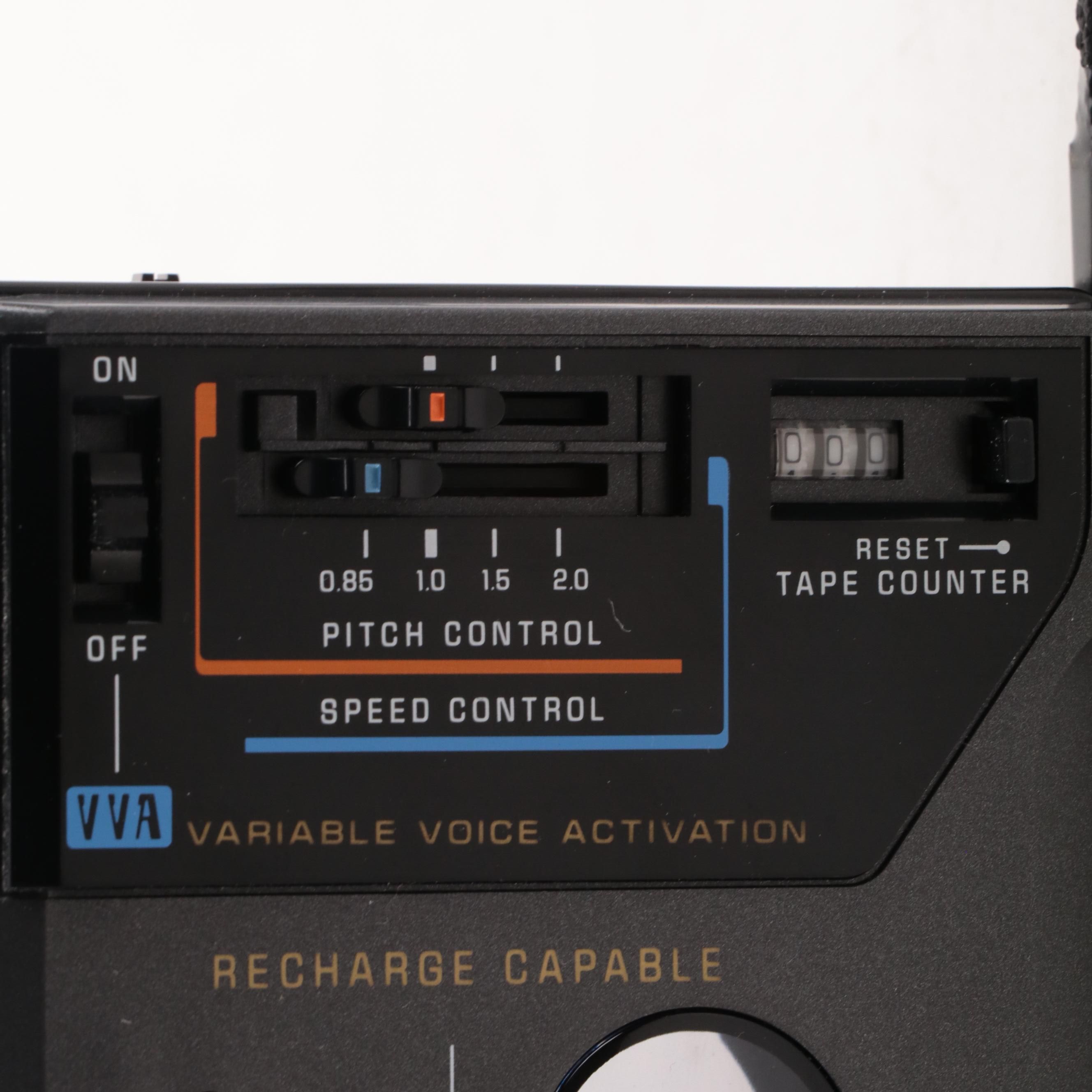 General Electric GE Fastrac Handheld Cassette Recorder, 1980s