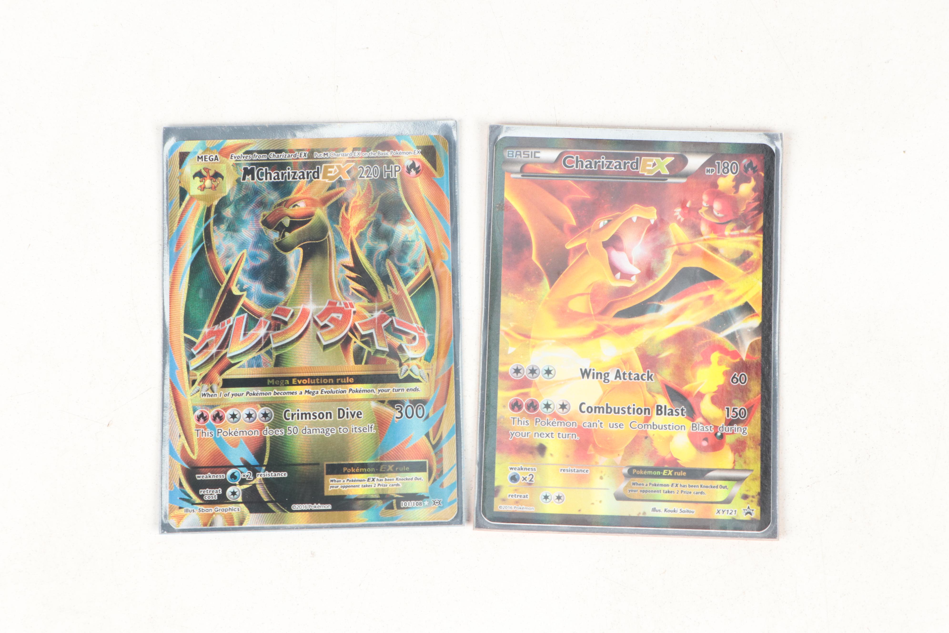 Charizard Pokémon Card Collection, Including First Edition "Blaine's Charizard"
