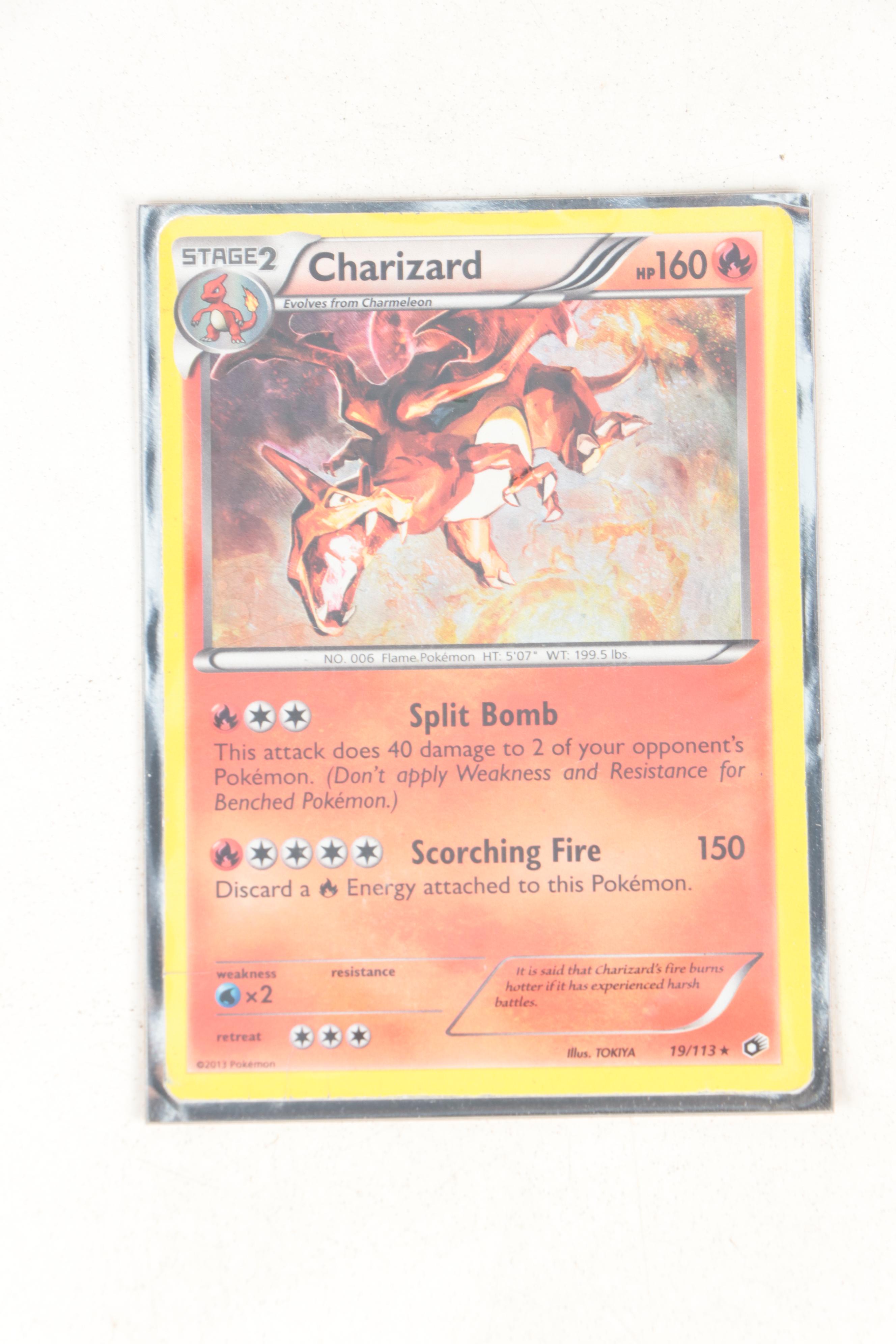 Charizard Pokémon Card Collection, Including First Edition "Blaine's Charizard"