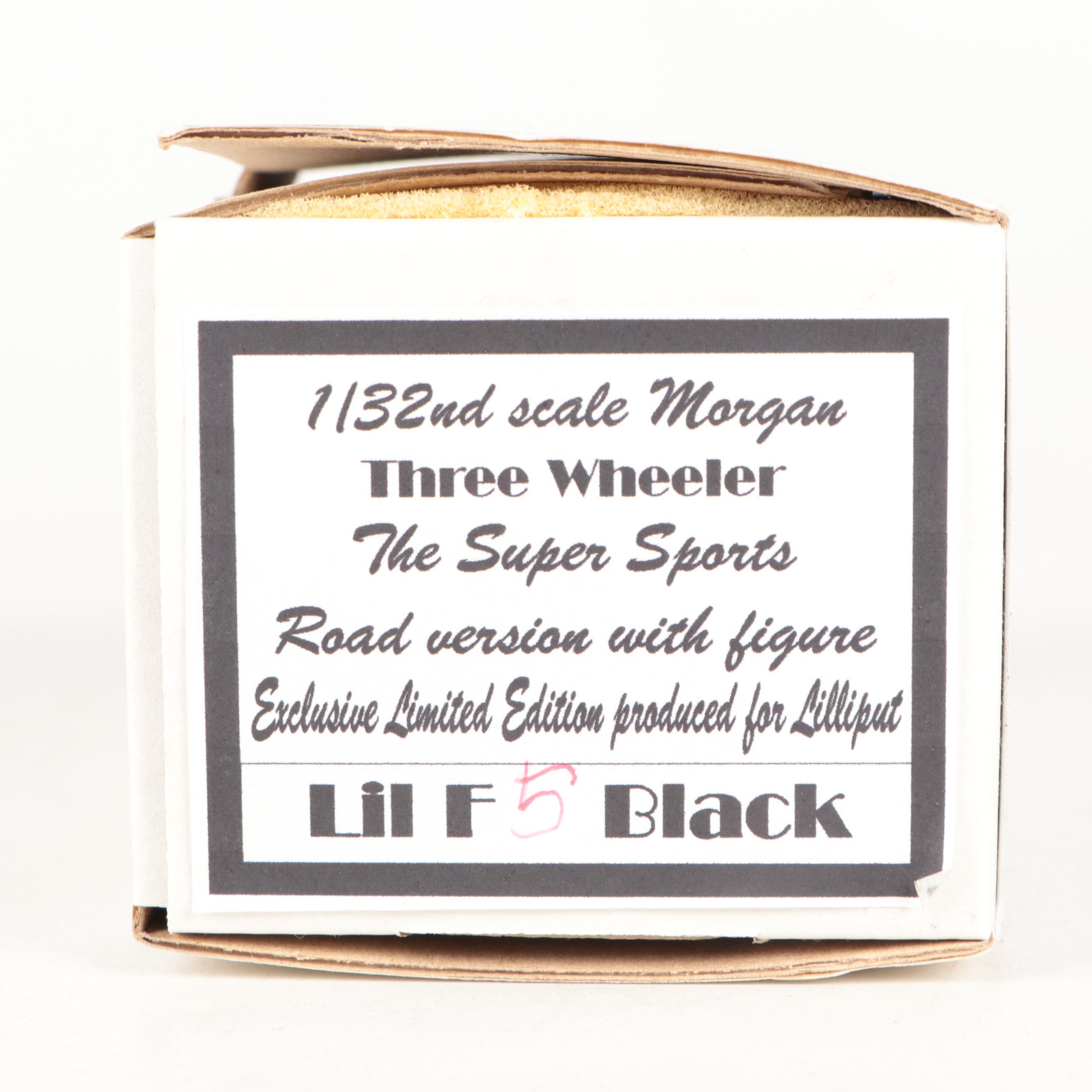 Hand-Built and Painted Morgan 1938 Super-Sports Beetleback Model Car