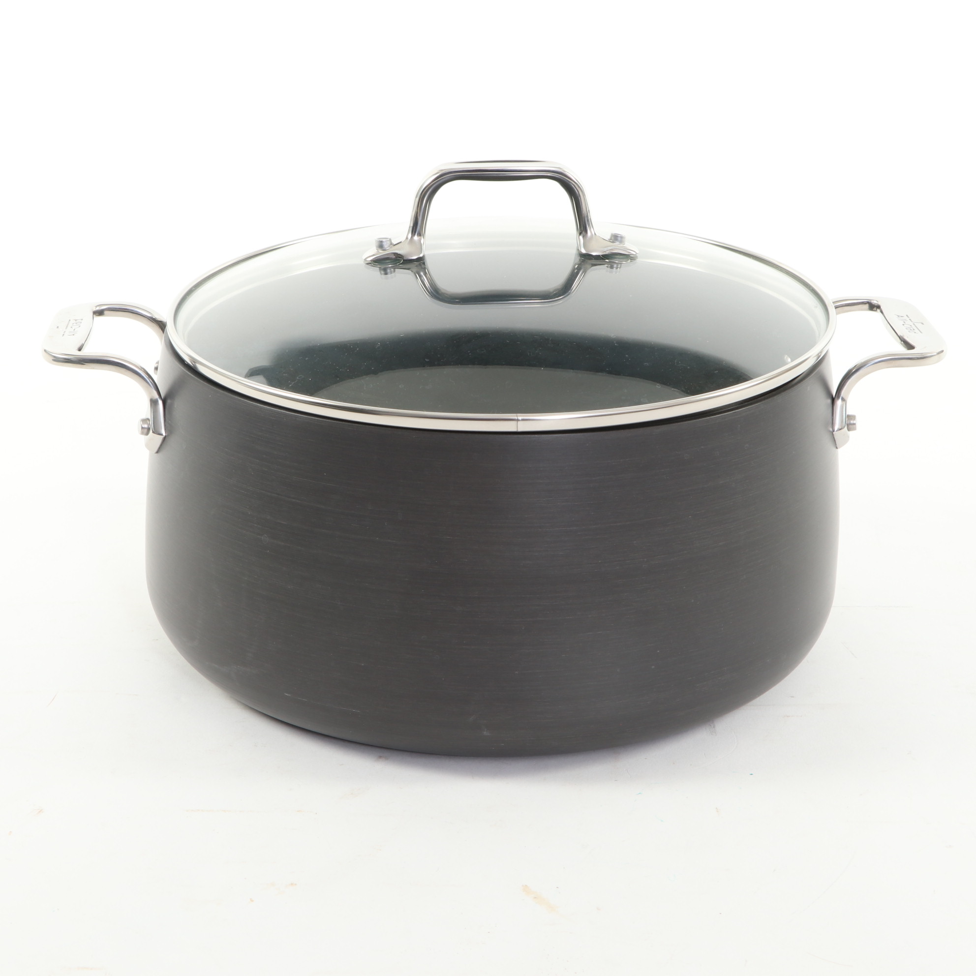 All-Clad NS1 Nonstick Double-Burner Grill and HA1 8-Quart Stock Pot