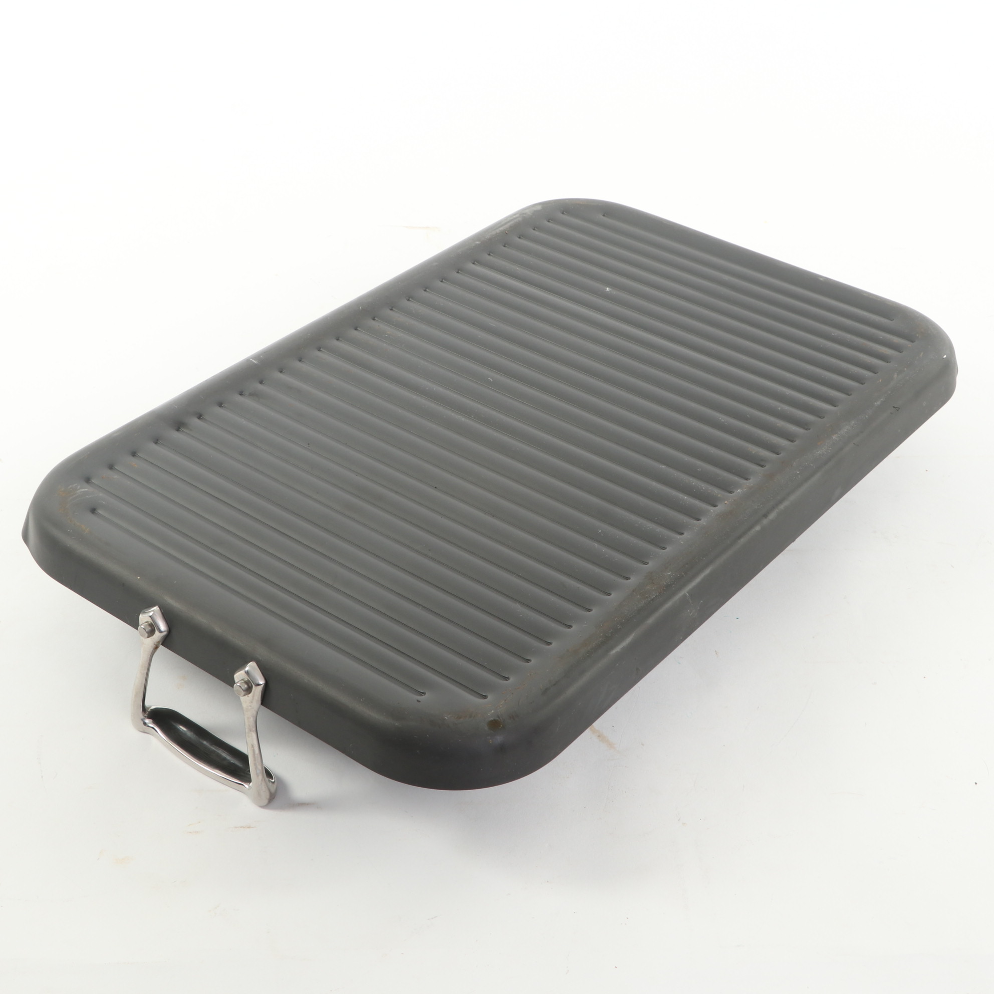 All-Clad NS1 Nonstick Double-Burner Grill and HA1 8-Quart Stock Pot