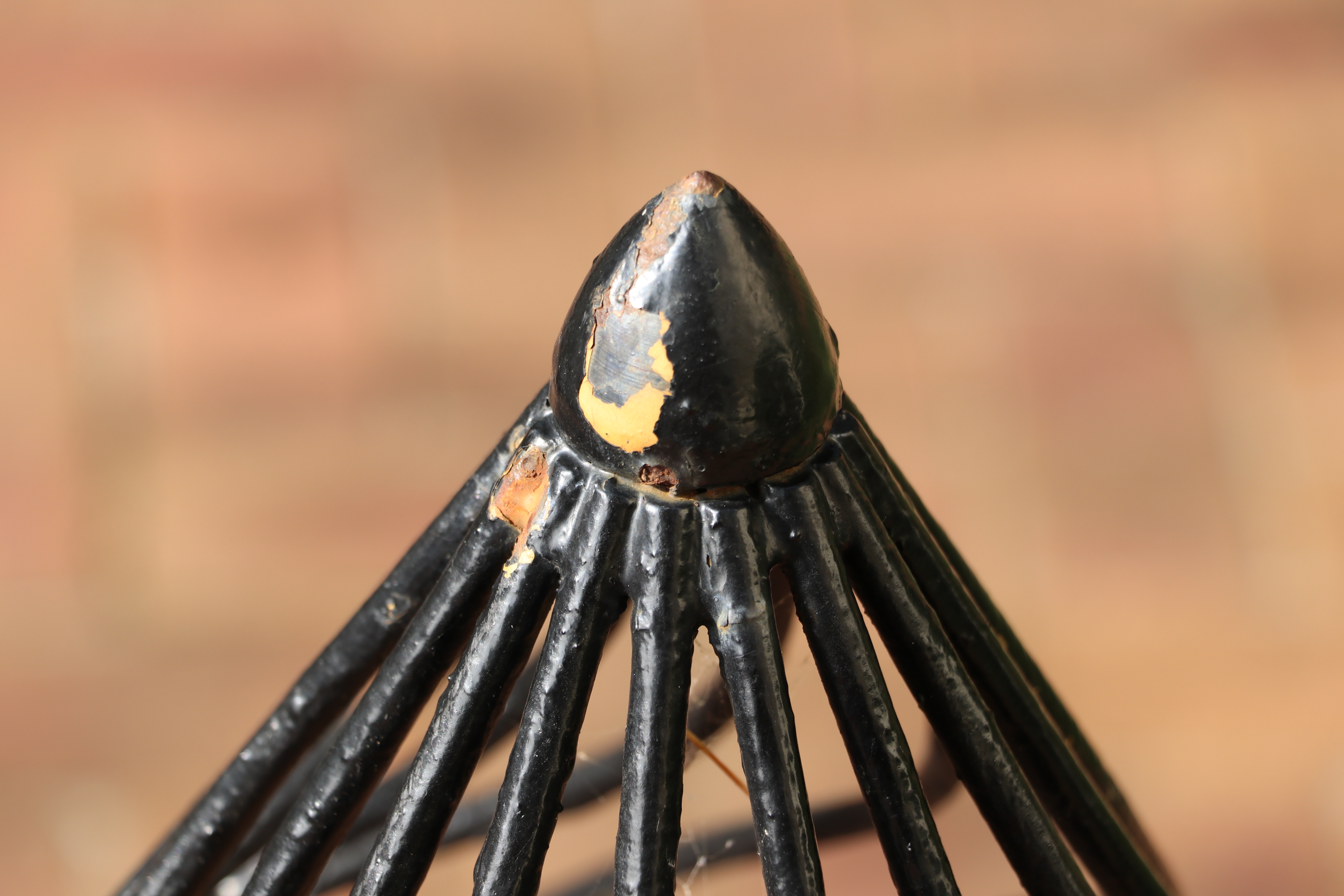 Iron Topiary Frames and Oblong Planter with a Robin's Egg Blue Liner