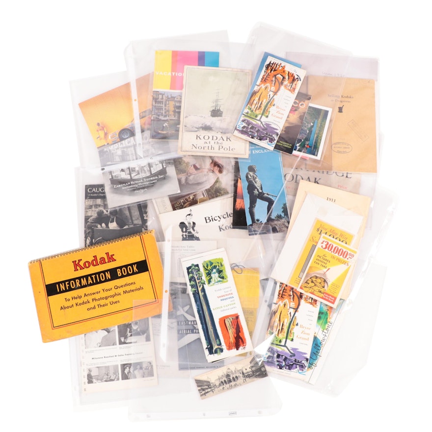 Kodak Catalogs, Pamphlets, Advertisements and Other Photography Ephemera