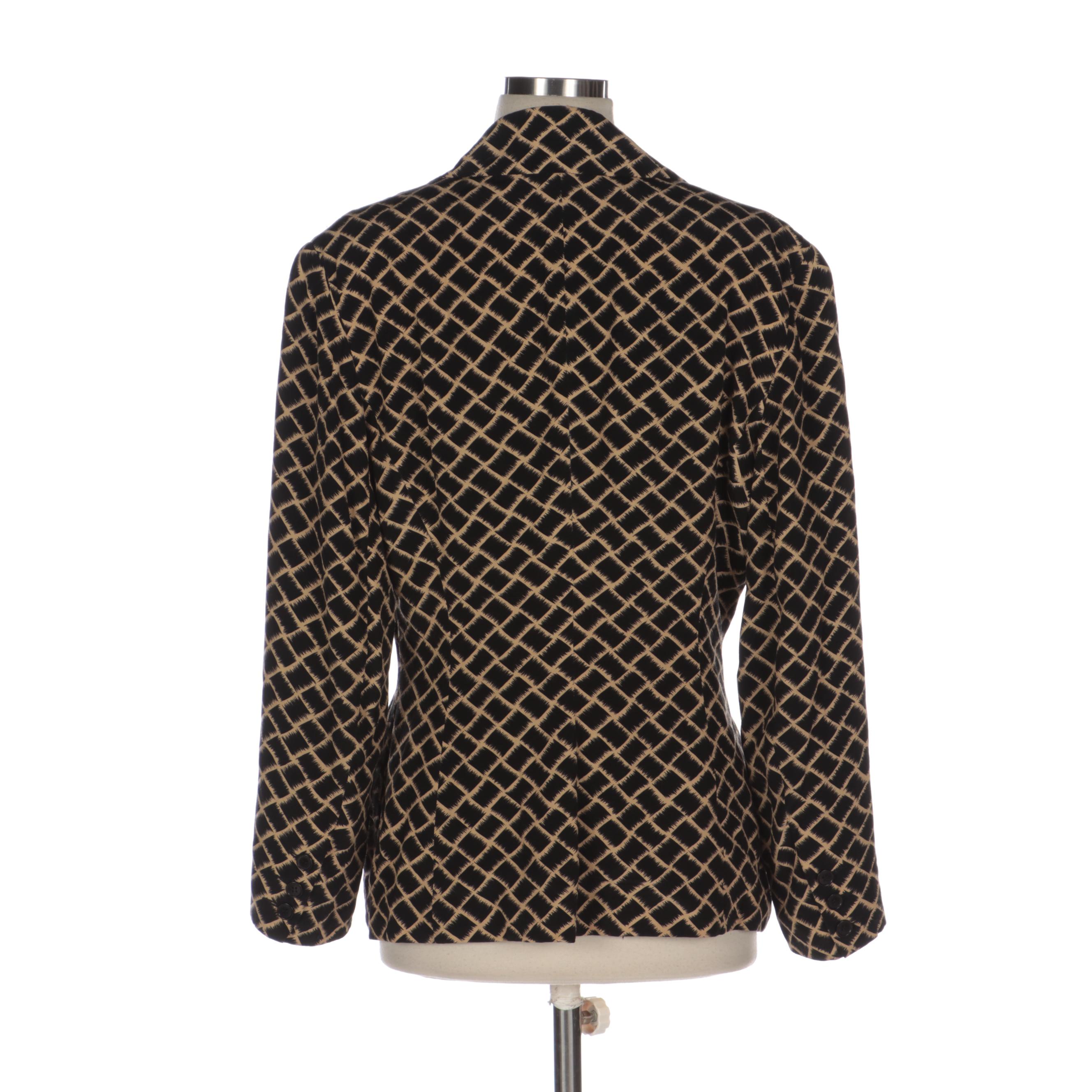 Norma Kamali Patterned OMO Jacket with Signed "I Am Invincible" Book