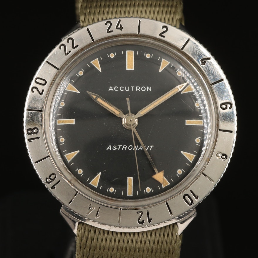 1964 Bulova Accutron Astronaut GMT Wristwatch