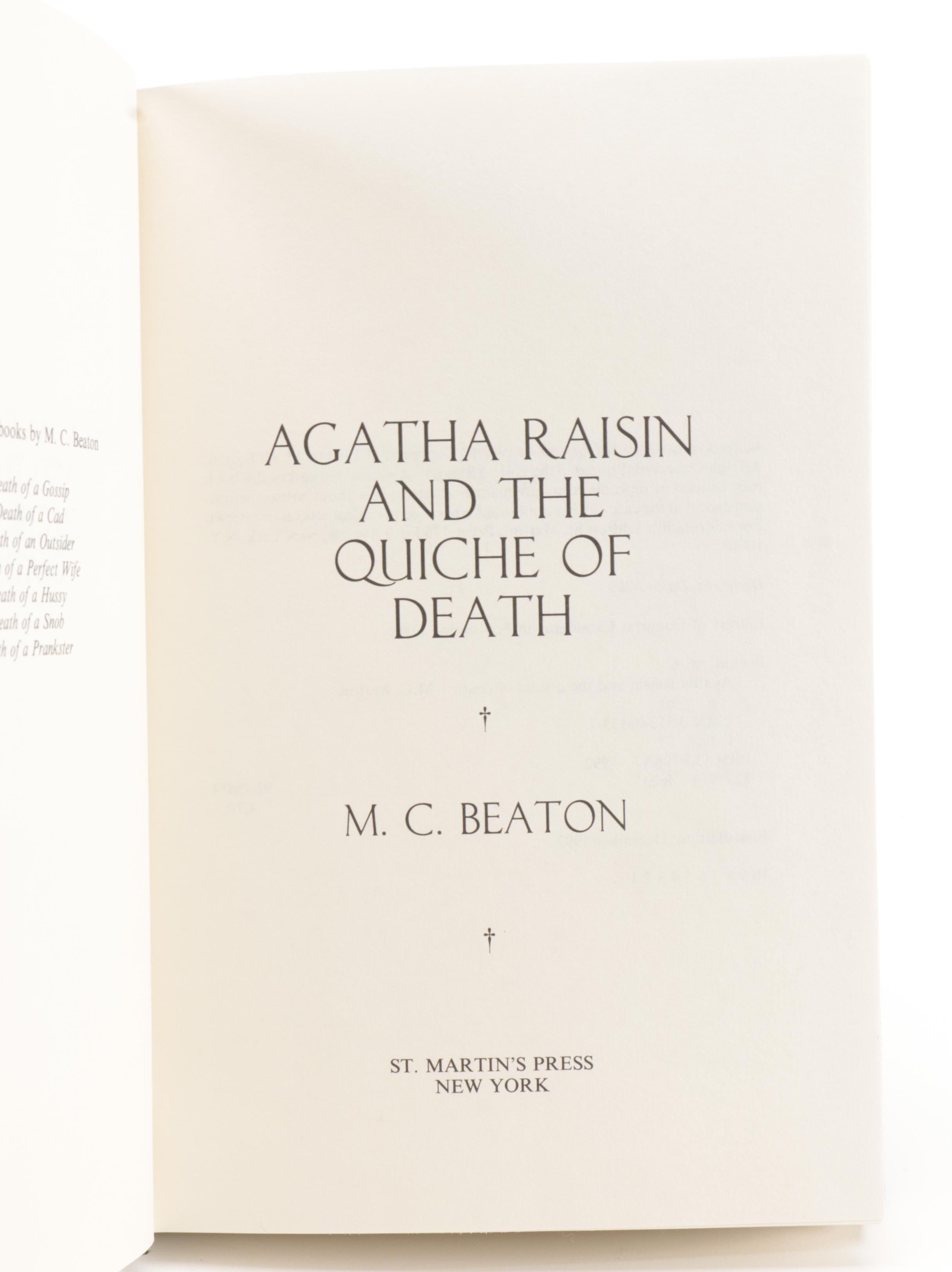 M. C. Beaton Mystery Novel Collection, Including First Editions