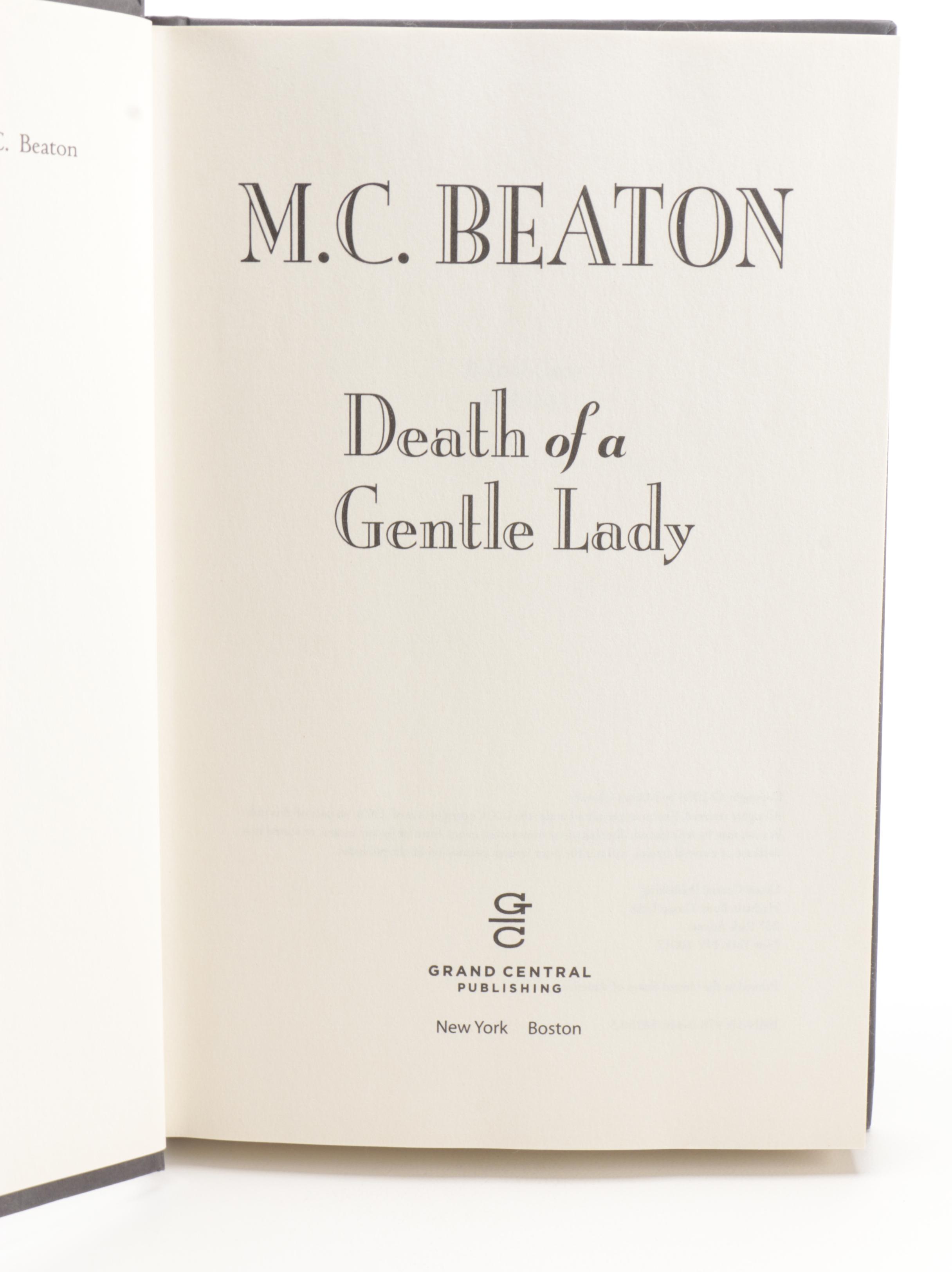 M. C. Beaton Mystery Novel Collection, Including First Editions