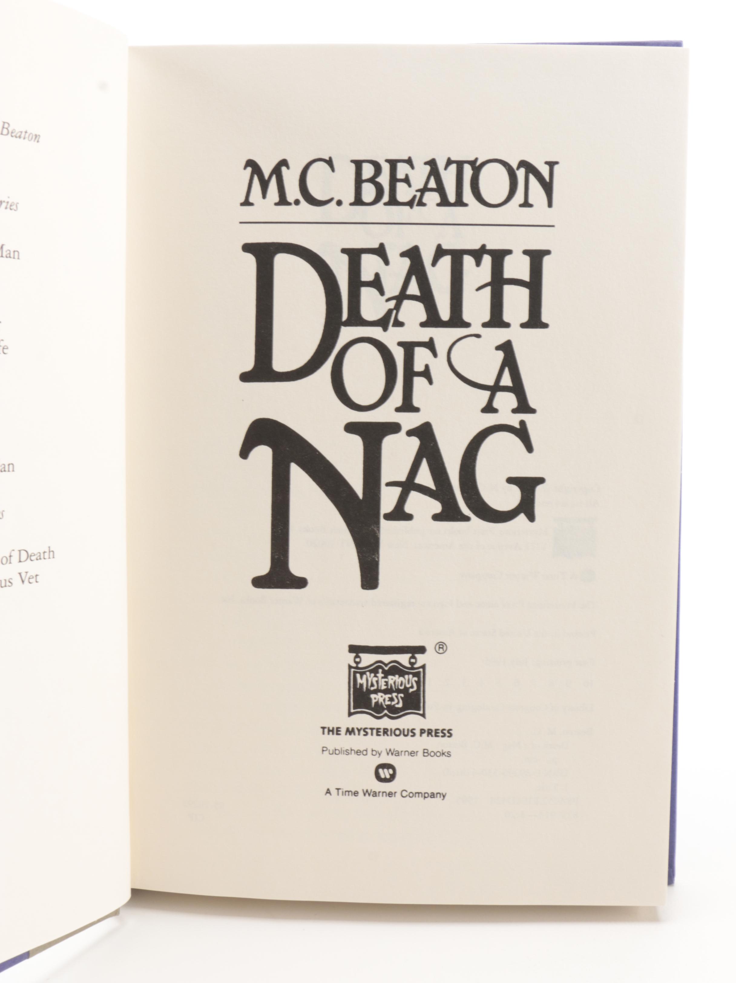 M. C. Beaton Mystery Novel Collection, Including First Editions