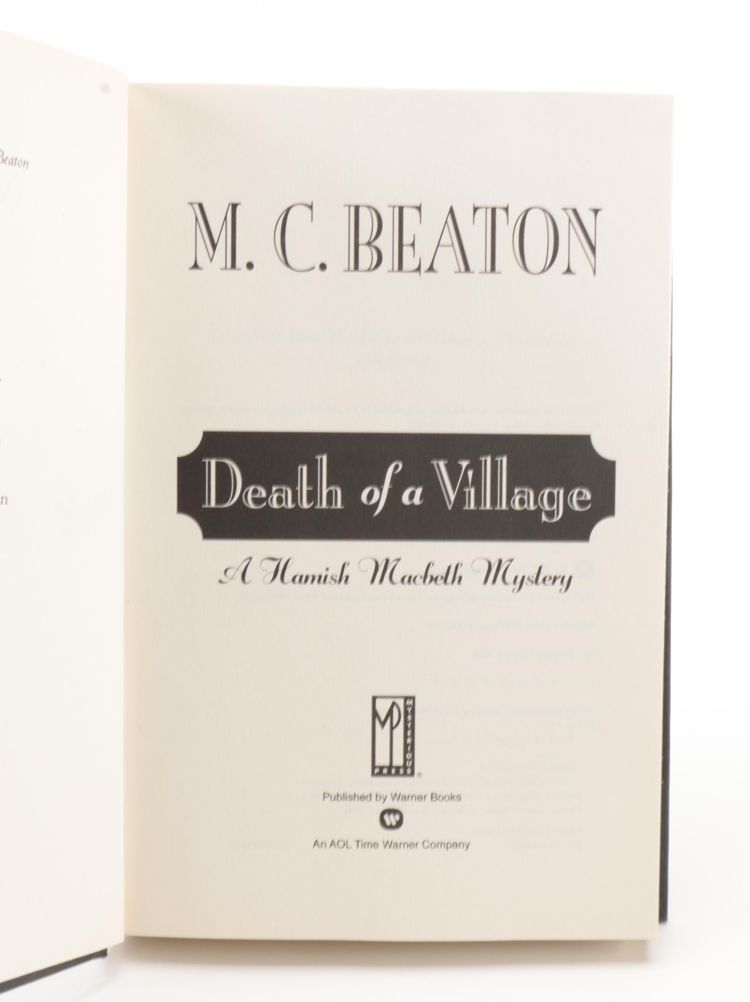 M. C. Beaton Mystery Novel Collection, Including First Editions