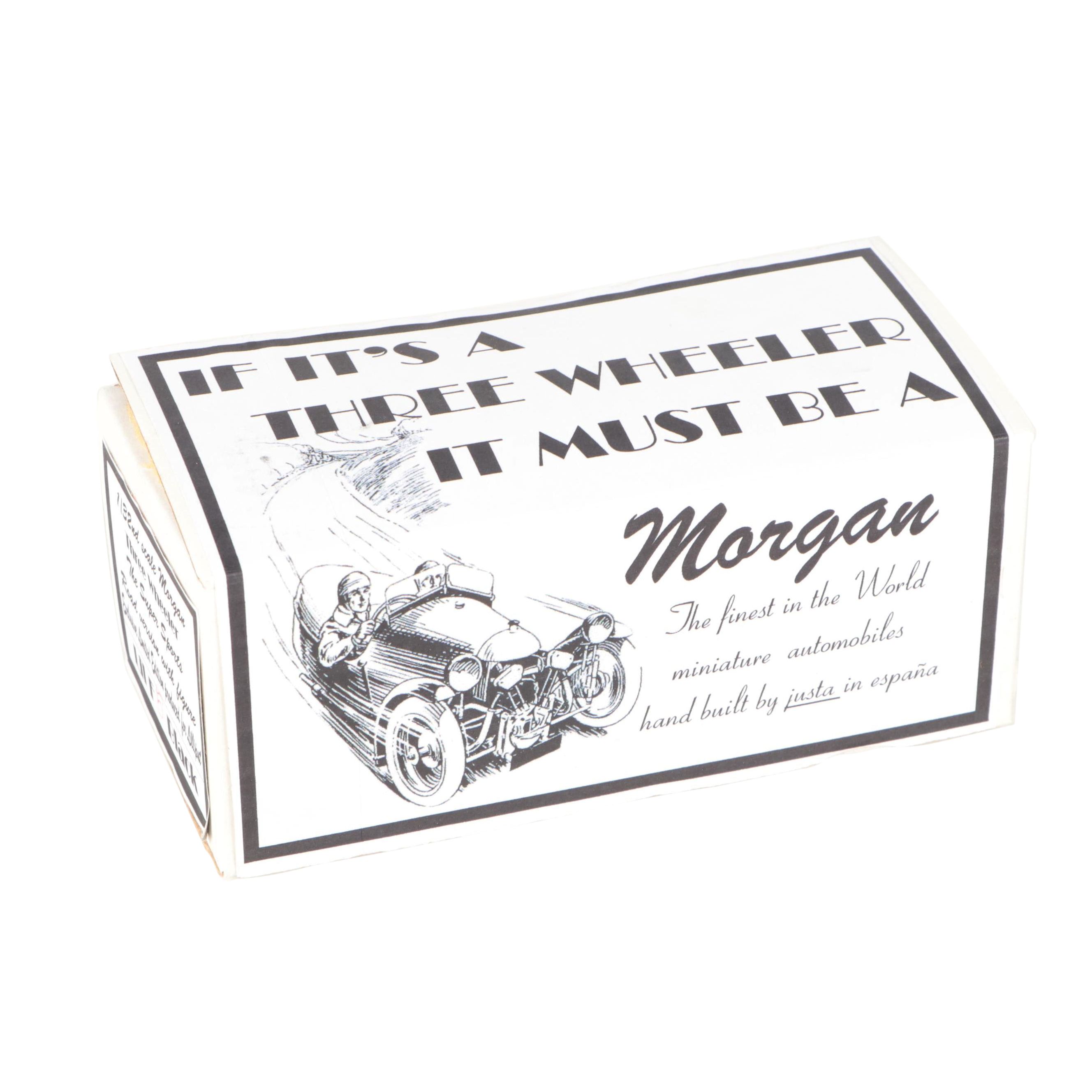 Hand-Built and Painted Morgan 1938 Super-Sports Beetleback Model Car