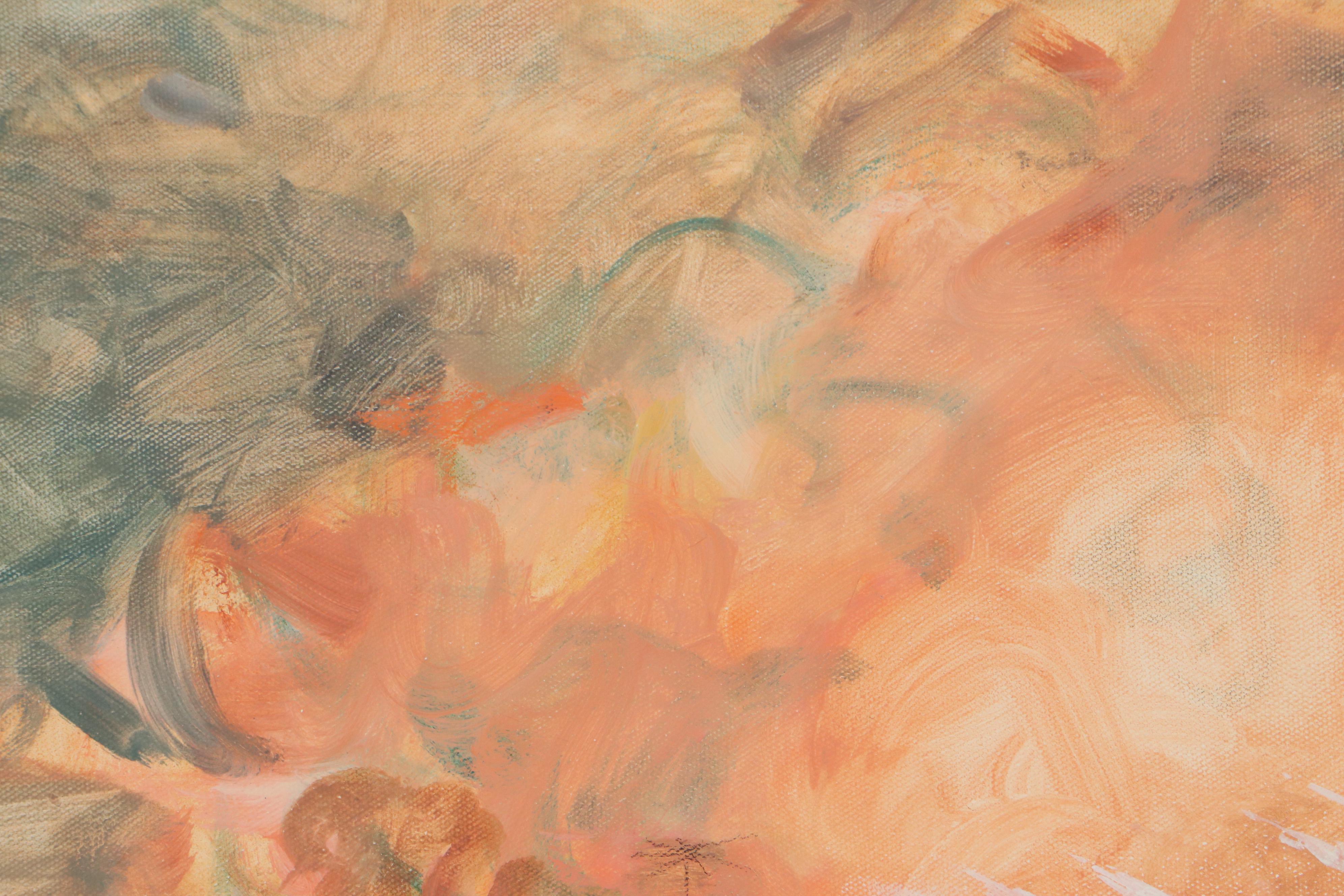 Kamil Kubik Oil Painting of USS New Jersey BB-62