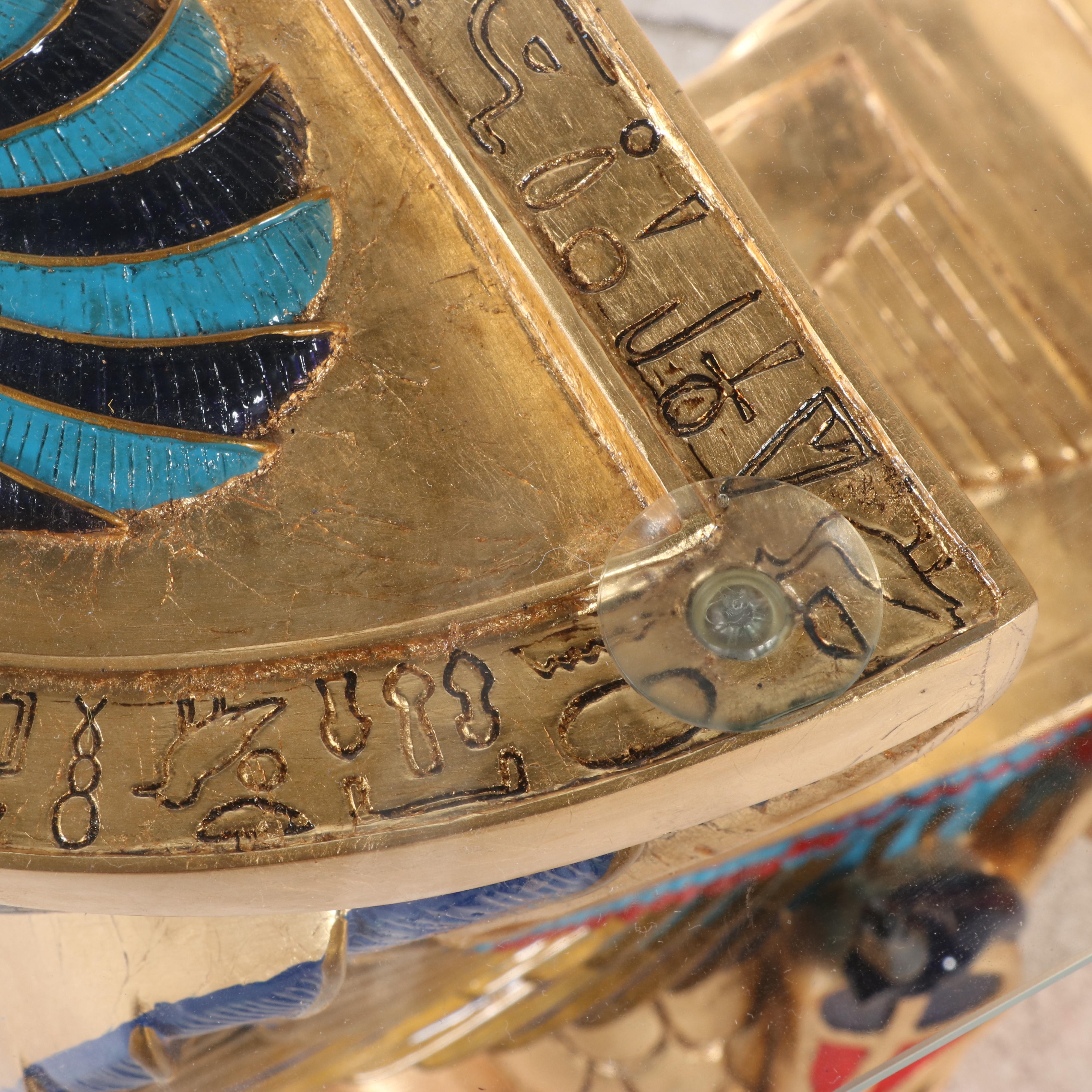 Design Toscano Egyptian Revival Style "Wings of Horus" Parcel-Gilt Console Table