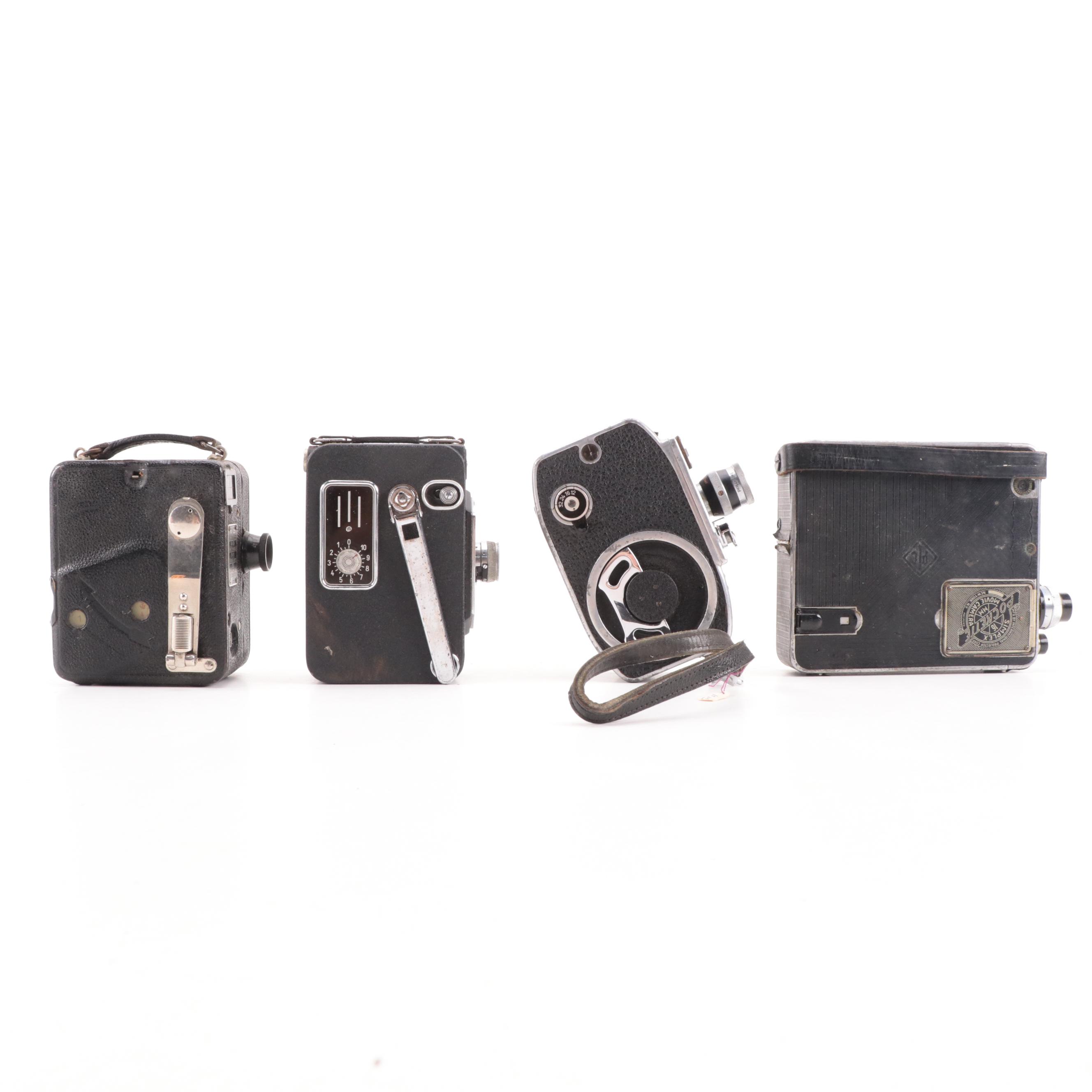 Paillard-Bolex, Simplex Pockette, Agfa Movex 8 and Other Video Cameras