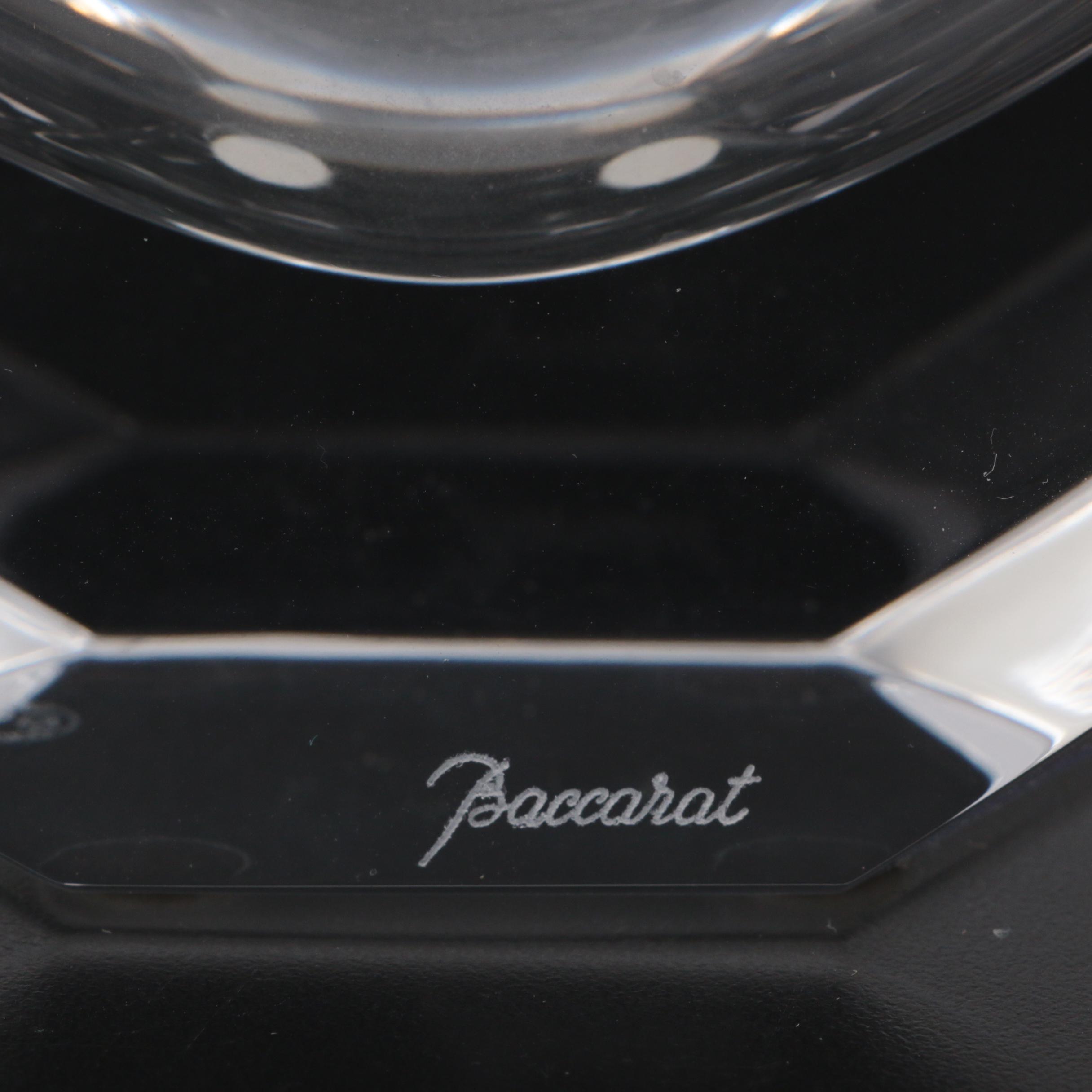 Baccarat "Neptune" Crystal Flower Vase, Late 20th Century