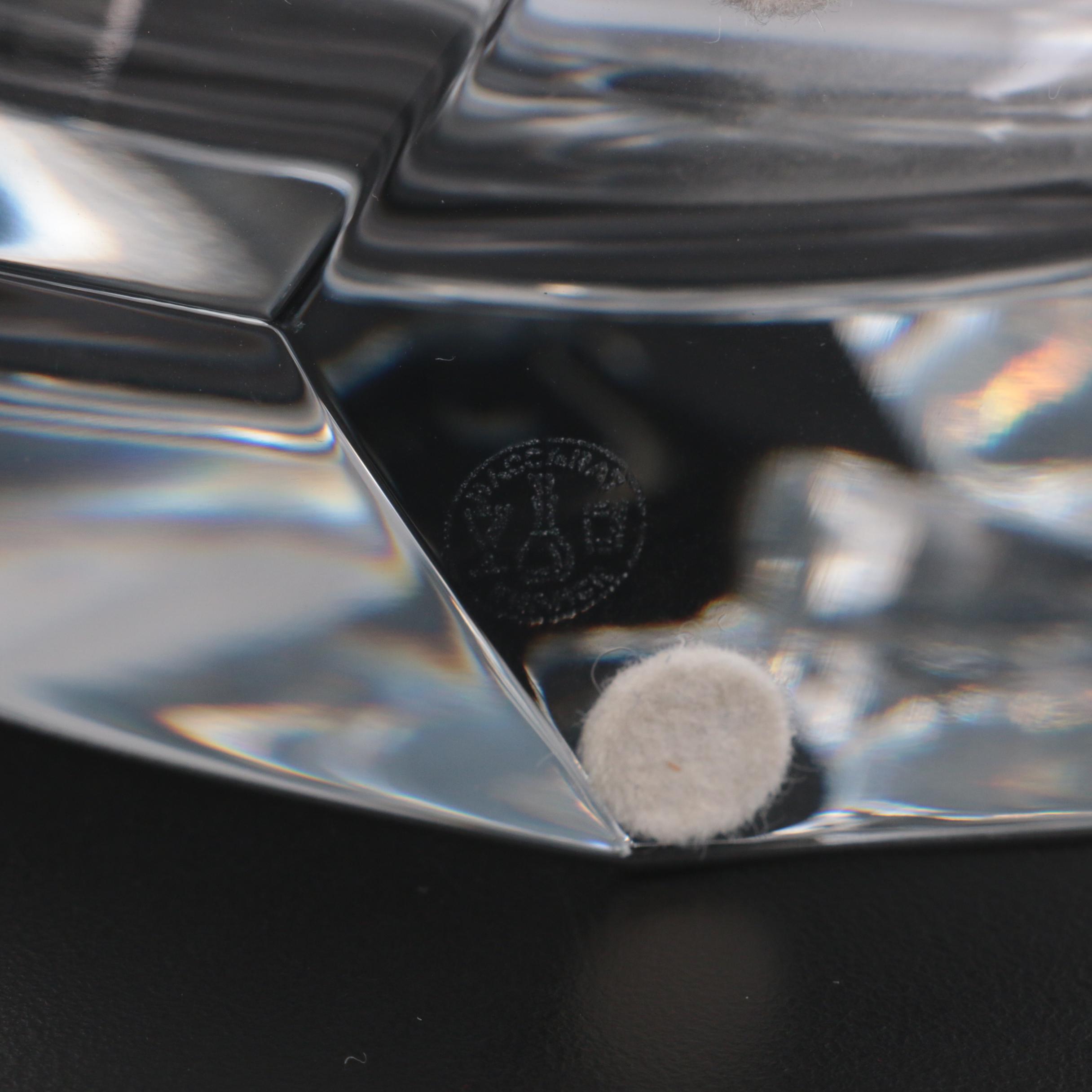 Baccarat "Neptune" Crystal Flower Vase, Late 20th Century