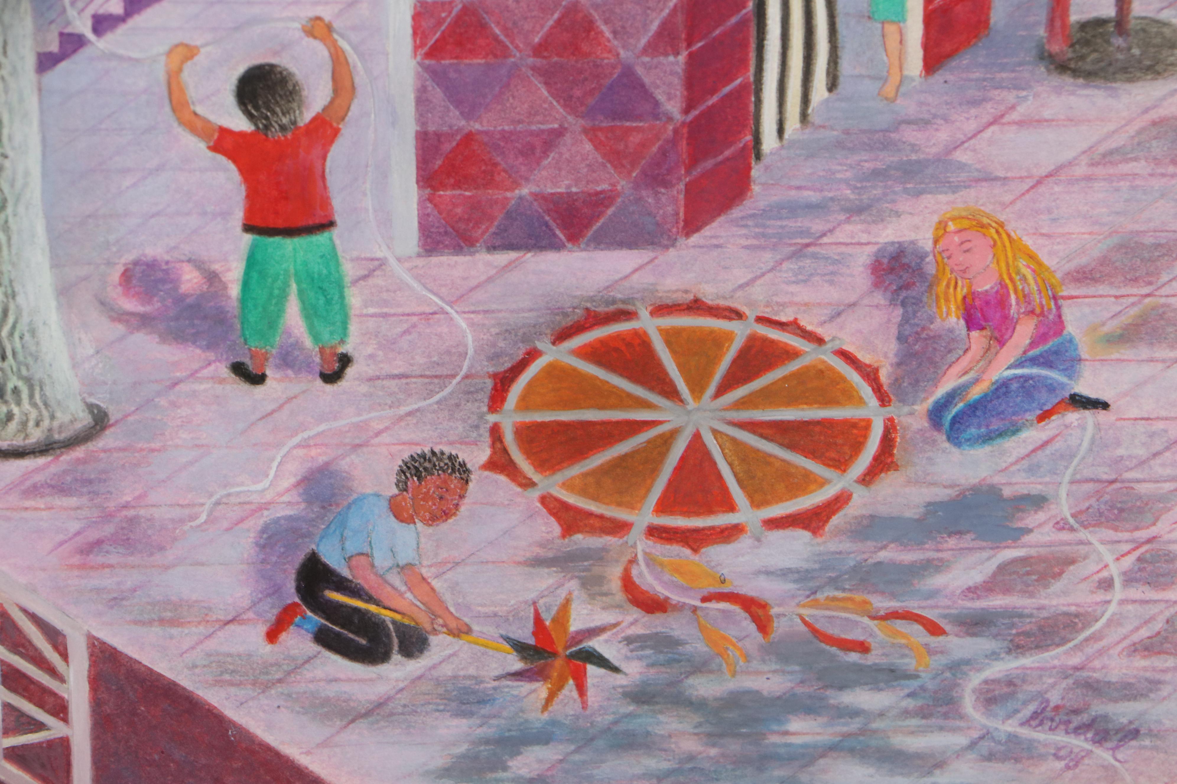 Beatriz Vidal Colored Pencil and Watercolor Children's Book Illustration