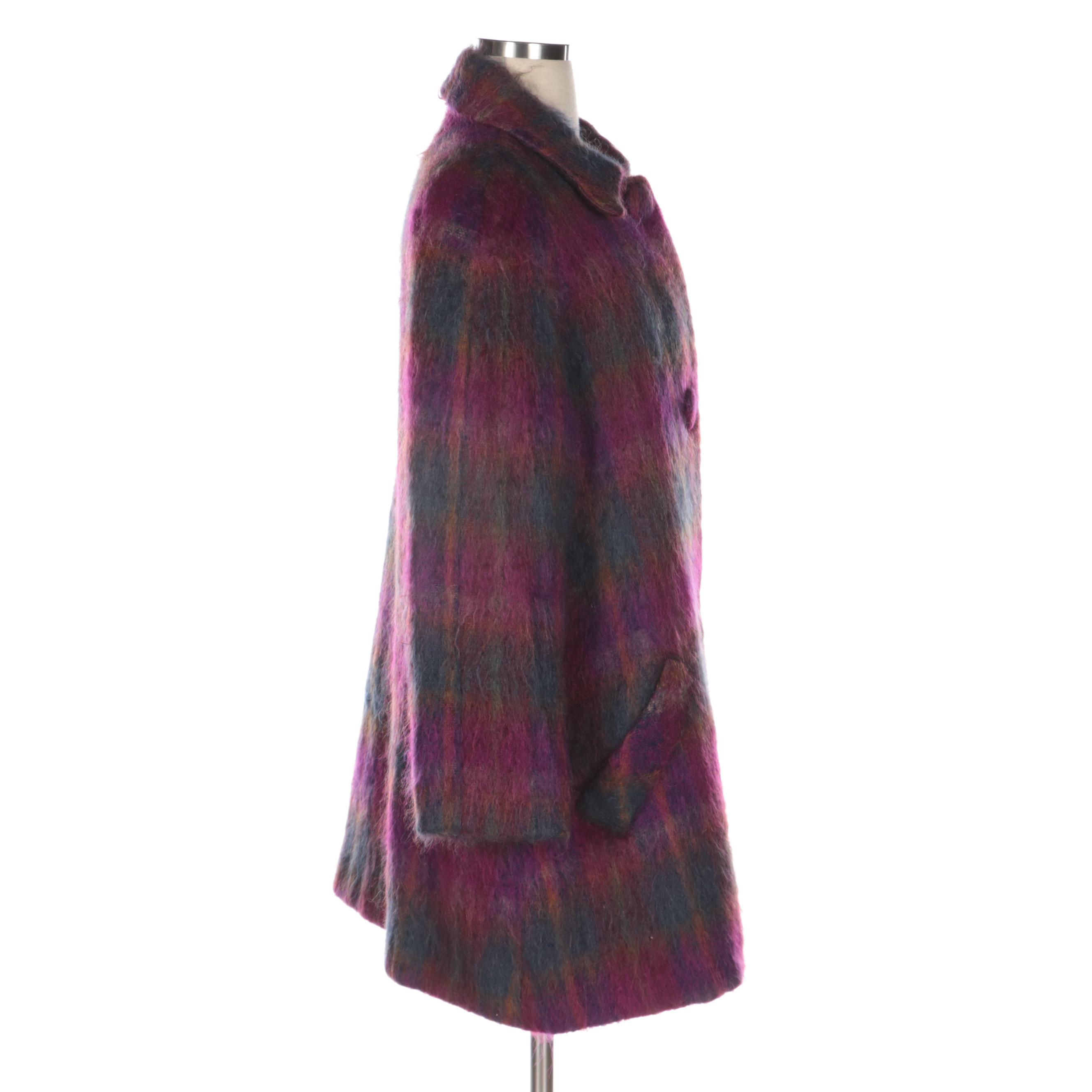 Nancy Heller Mohair Button-Front Coat