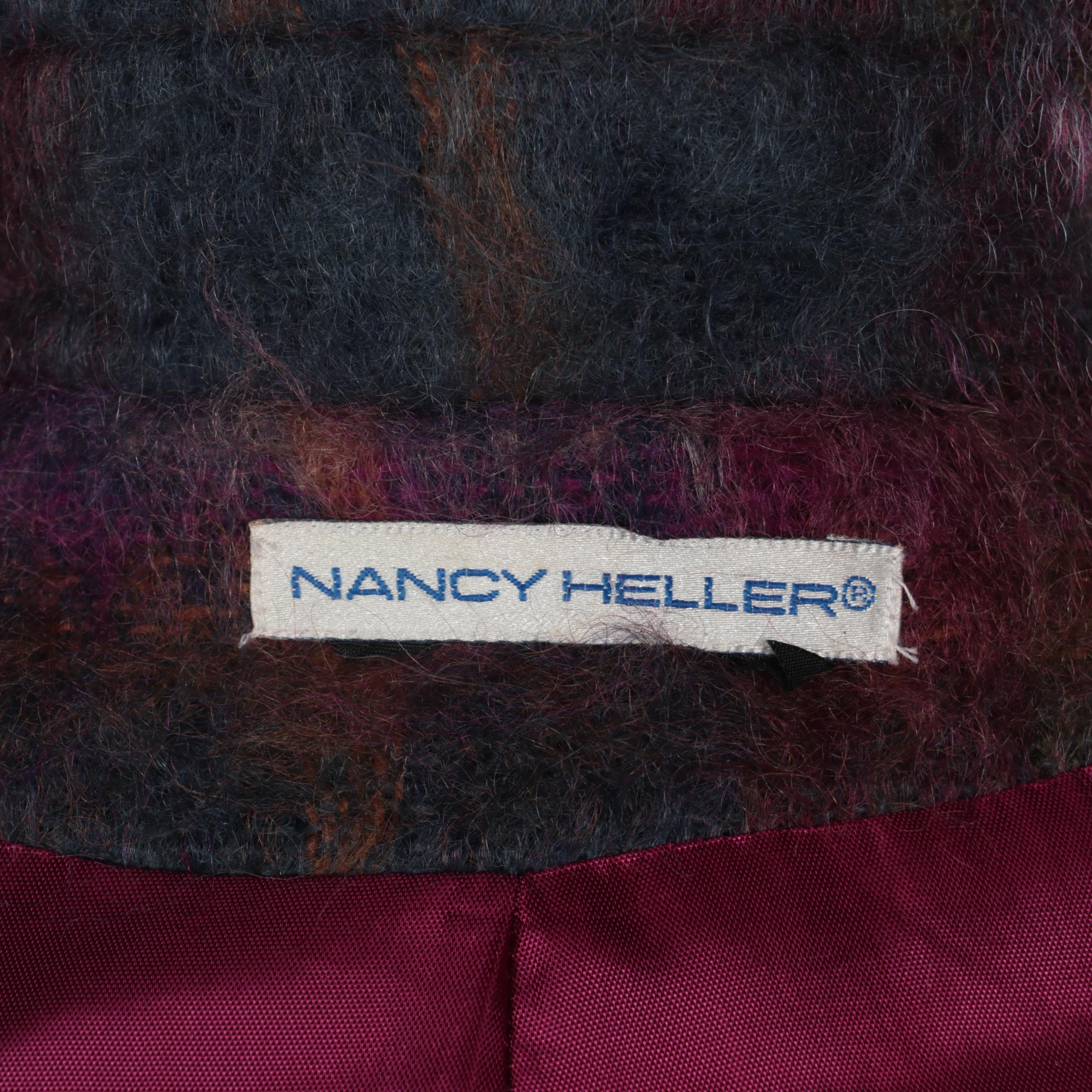 Nancy Heller Mohair Button-Front Coat