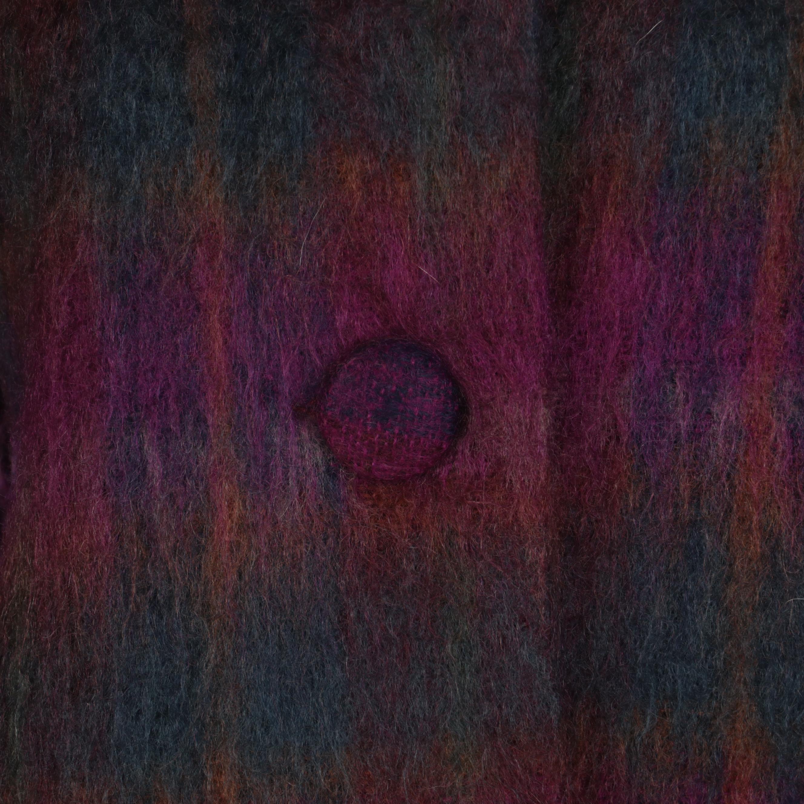 Nancy Heller Mohair Button-Front Coat