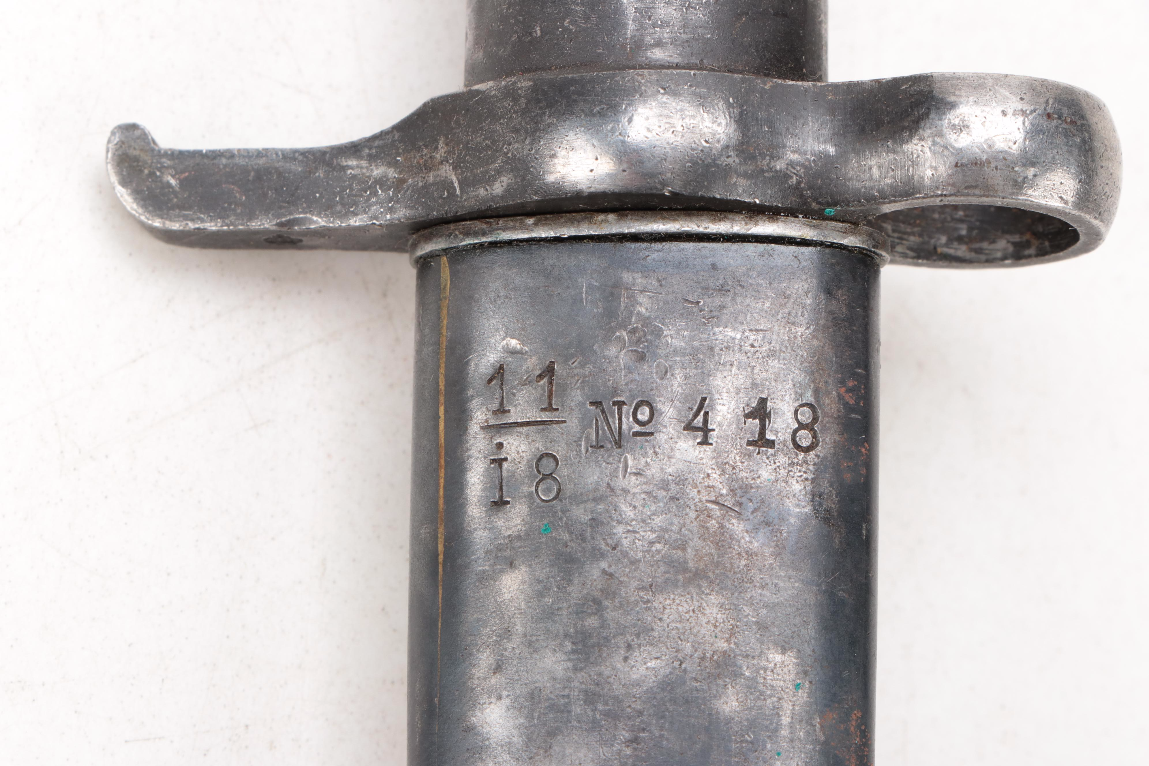 WWII British, Swedish, Yugoslavian Bayonets and Simmons "Ol' Ern" Pocket Knife