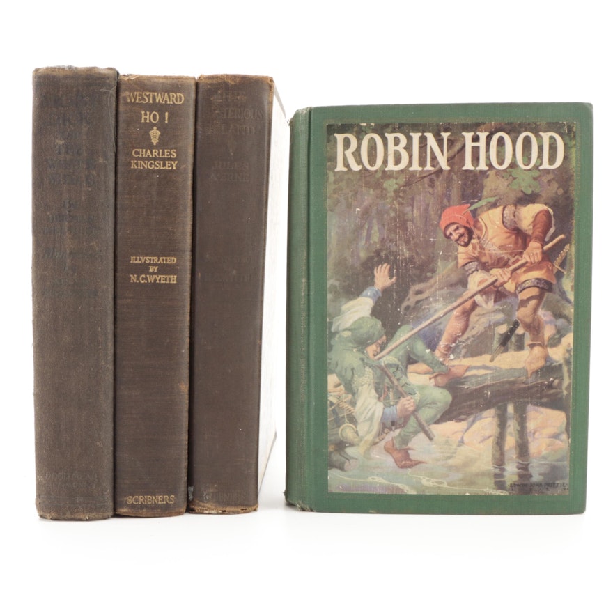 Illustrated Classics Including "Robin Hood," Early to Mid-20th Century