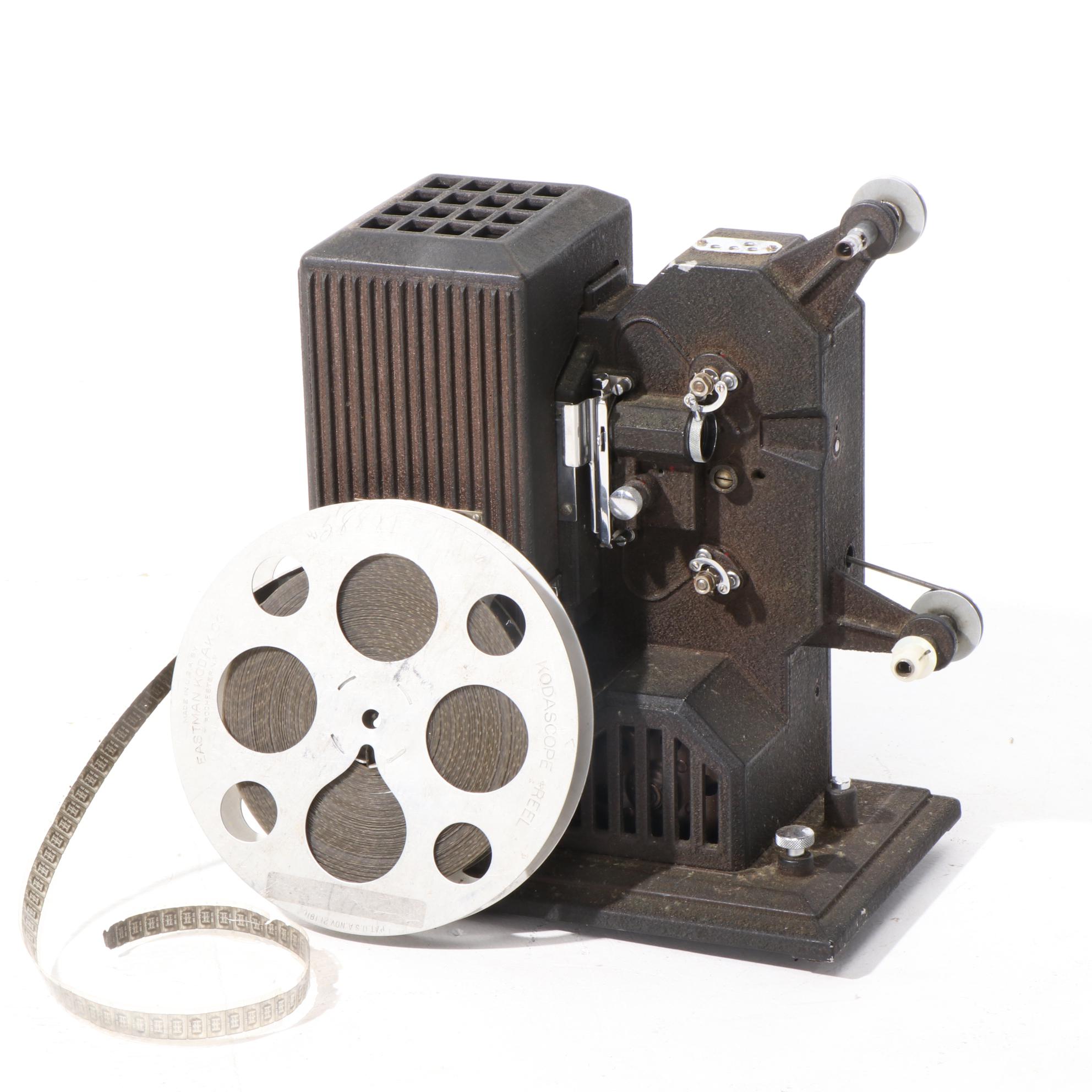 Eastman Kodak Kodascope Eight Model 80 8mm Projector in Case, Early 20th Century