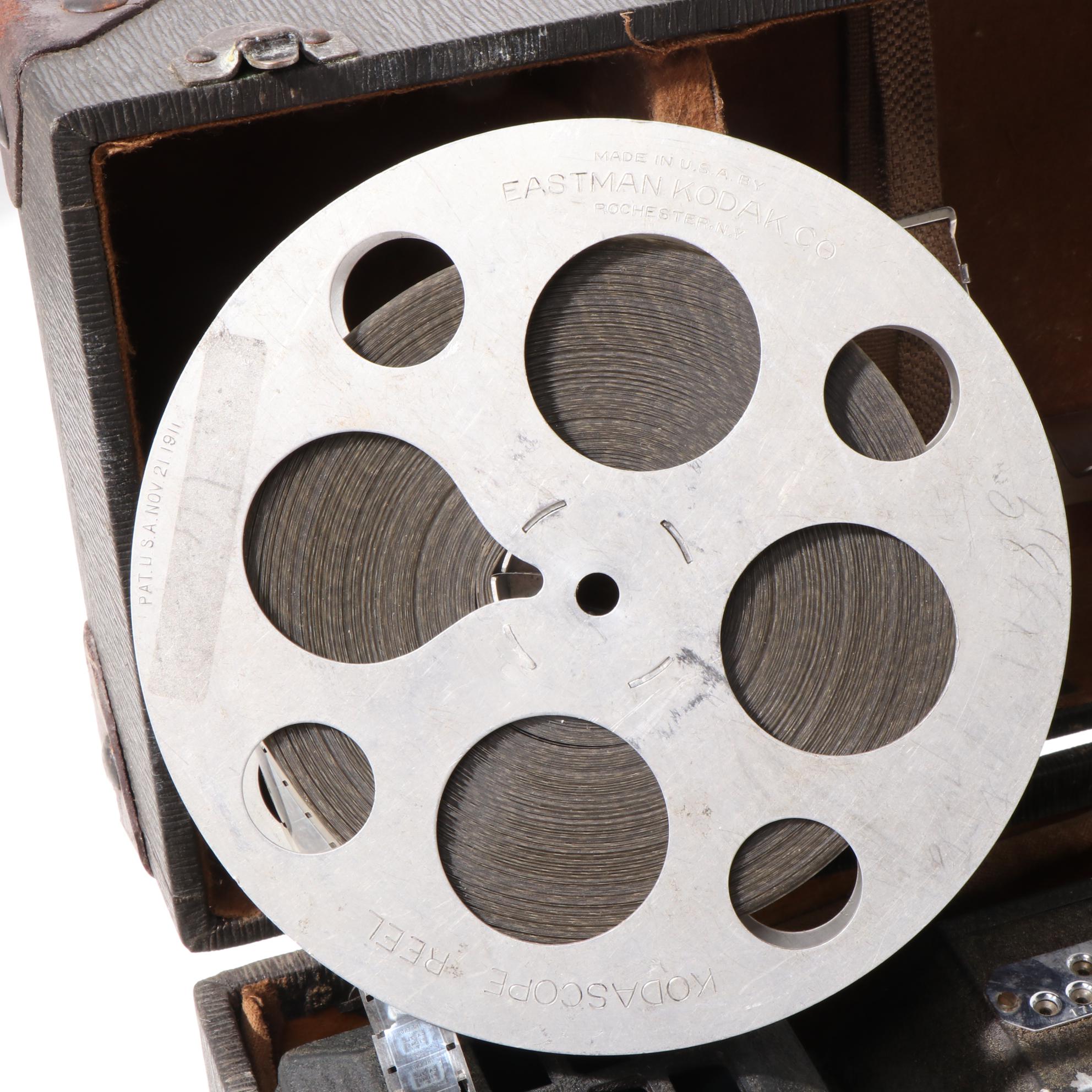 Eastman Kodak Kodascope Eight Model 80 8mm Projector in Case, Early 20th Century