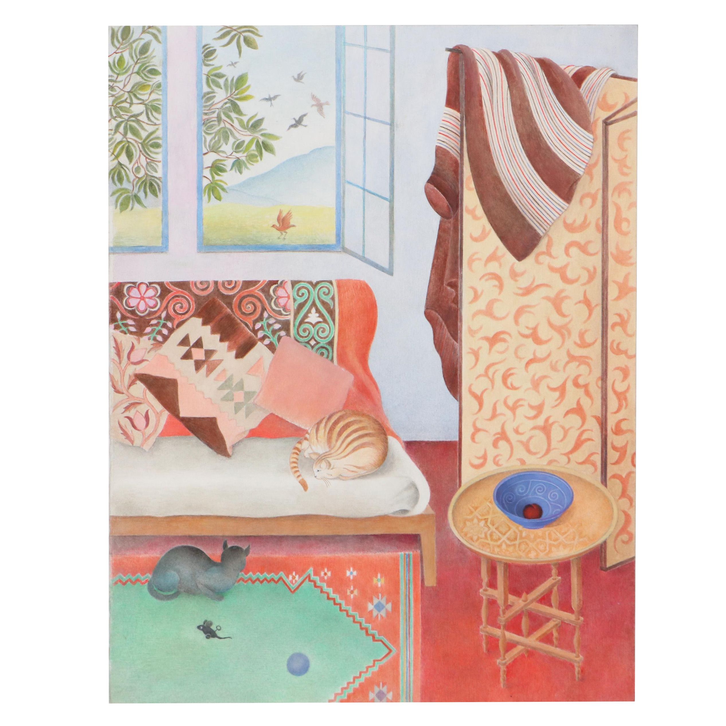 Beatriz Vidal Colored Pencil and Watercolor Children's Book Illustration